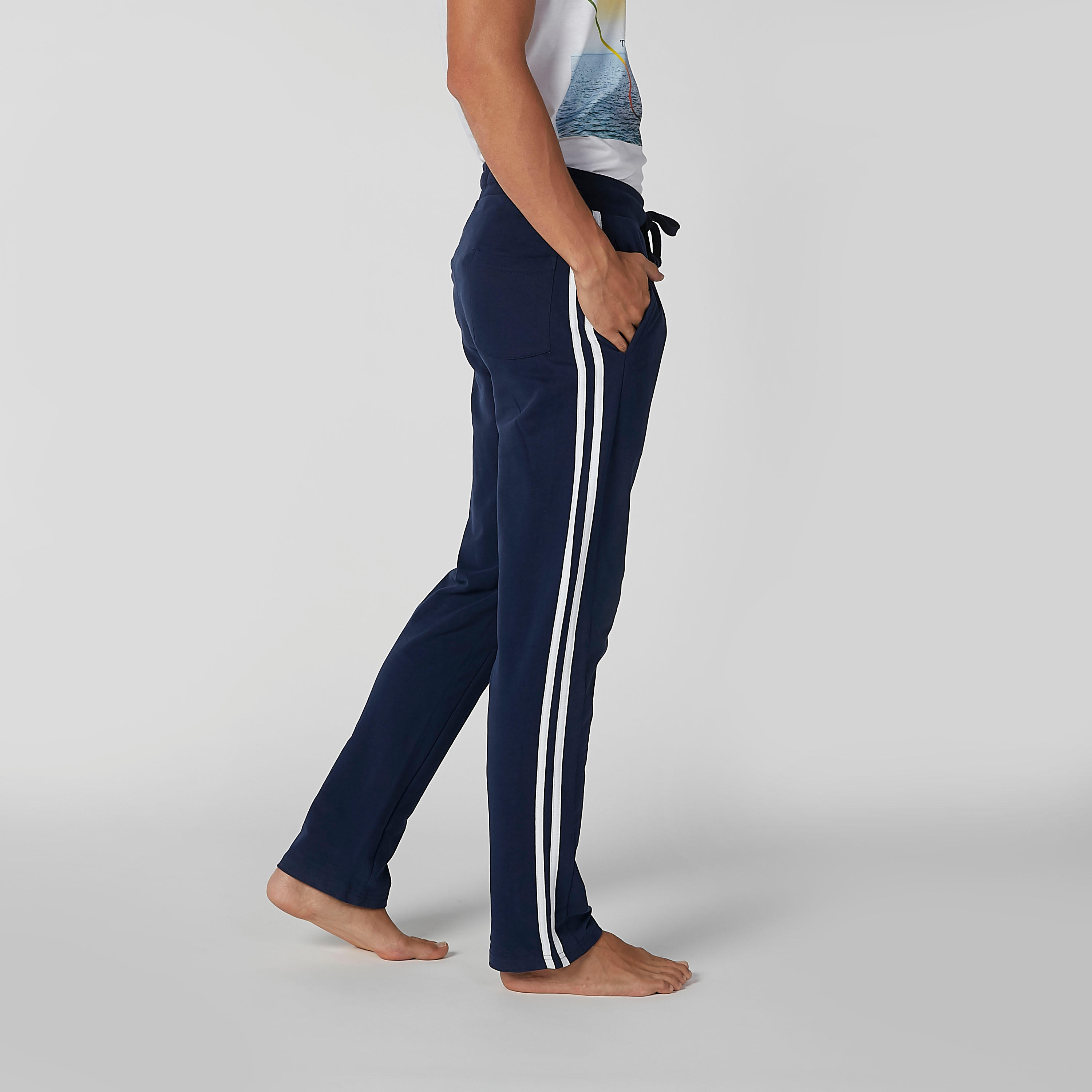 Full Length Pyjamas with Pocket Detail and Drawstring-men-clothing-nightwear-pyjamaandshorts-image-3