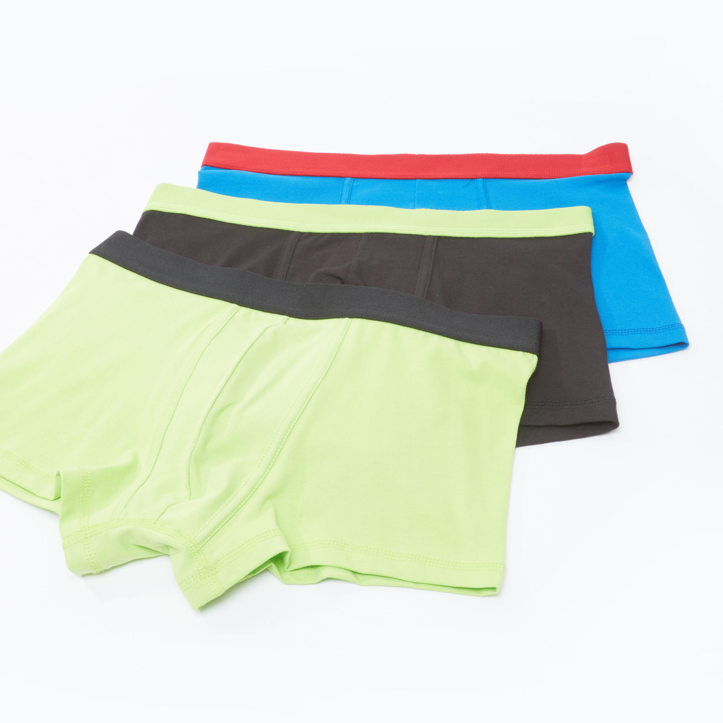 Set of 3 - Plain Trunk with Elasticised Waistband-men-clothing-innerwear-underwear-image-1