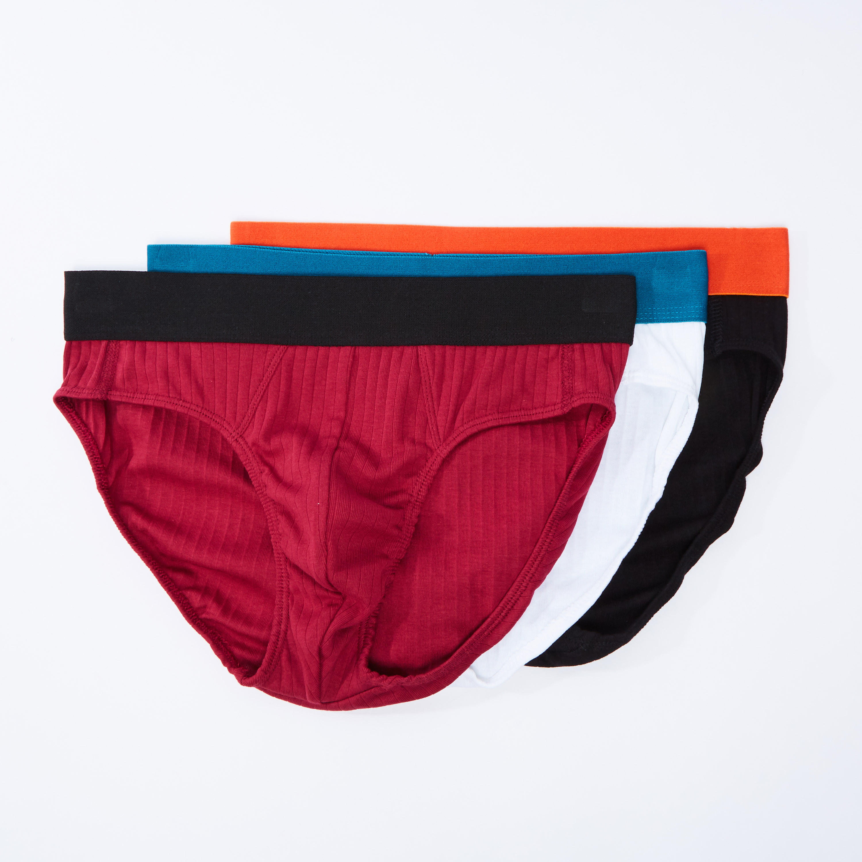 سراويل داخلية مقلّمة بخصر مطّاطي عريض - طقم من 3 قطع-men-clothing-innerwear-underwear-image-1