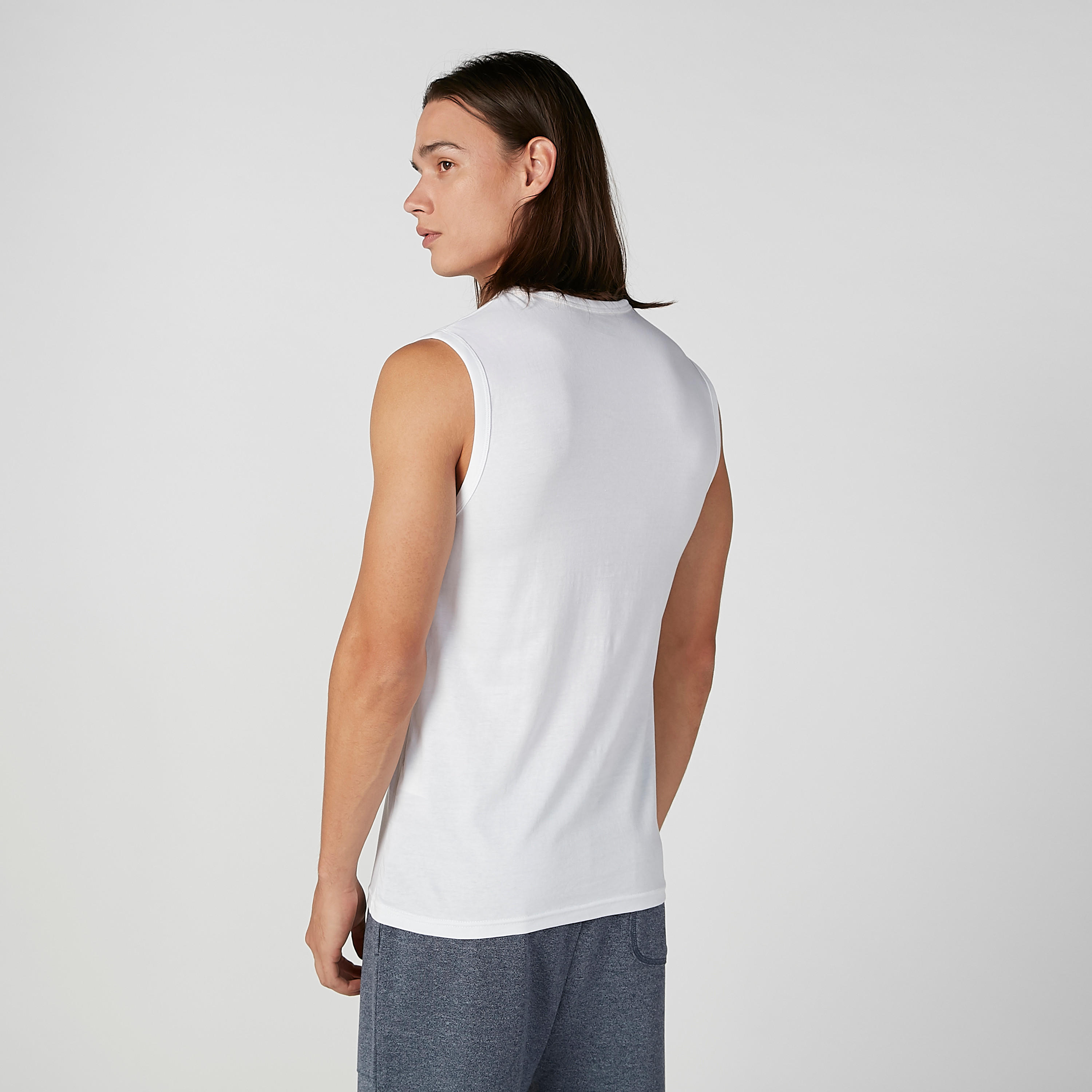 فيست سادة دون أكمام بياقة مستديرة-men-clothing-tshirtsandpolos-vests-image-1
