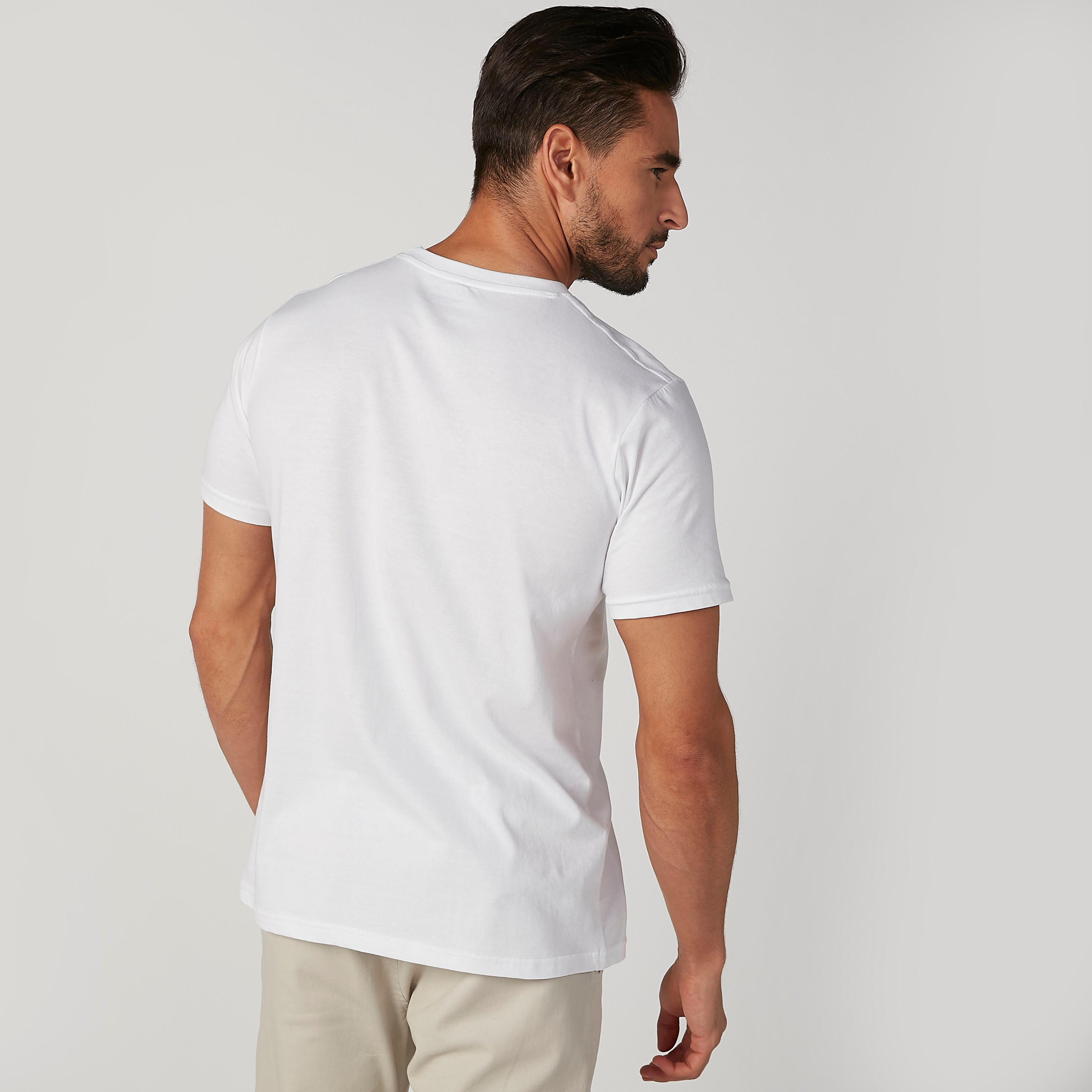 فيست سادة بياقة مستديرة وأكمام قصيرة - طقم من قطعتين-men-clothing-tshirtsandpolos-vests-image-4