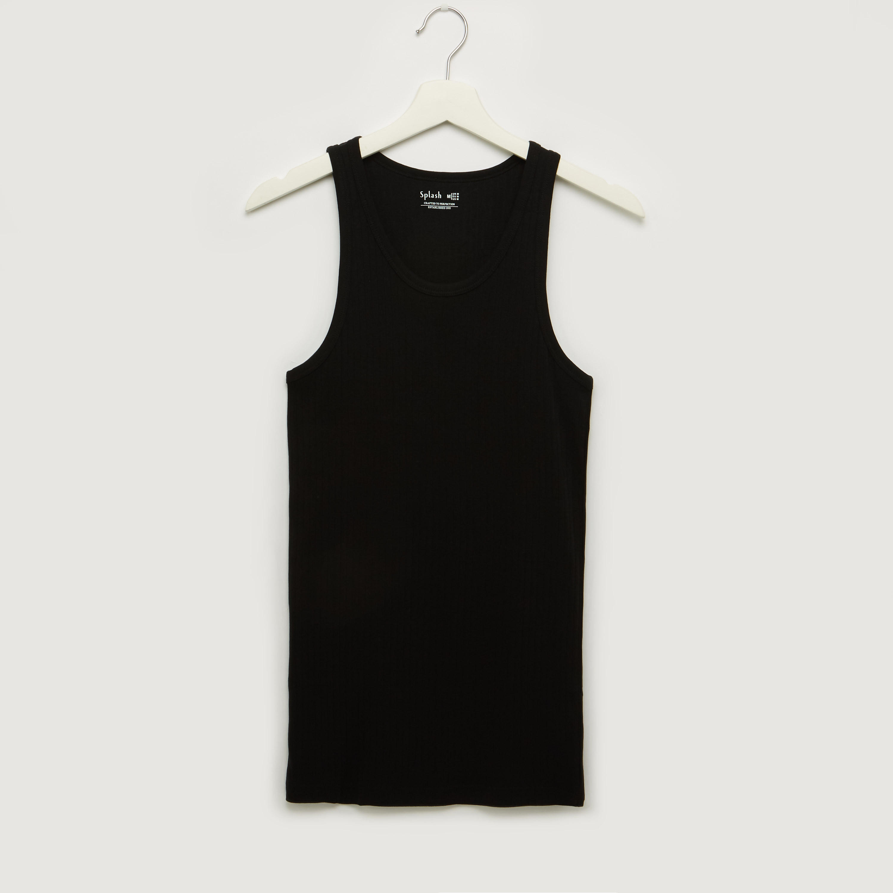 فيست سادة بياقة عميقة - طقم من قطعتين-men-clothing-tshirtsandpolos-vests-image-2