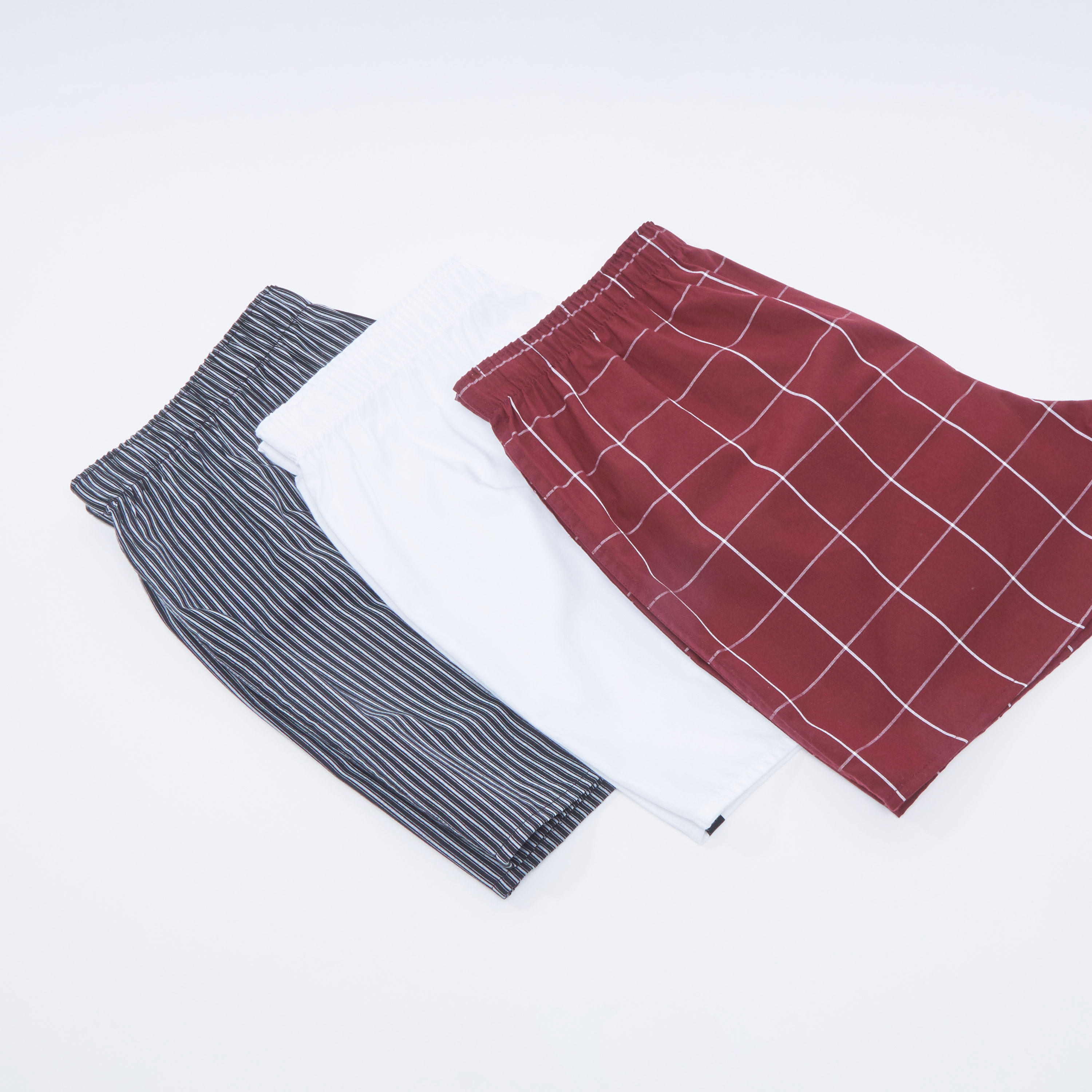 سراويل بوكسر متنوعة بخصر مطّاطي - طقم من 3 قطع-men-clothing-innerwear-underwear-image-3
