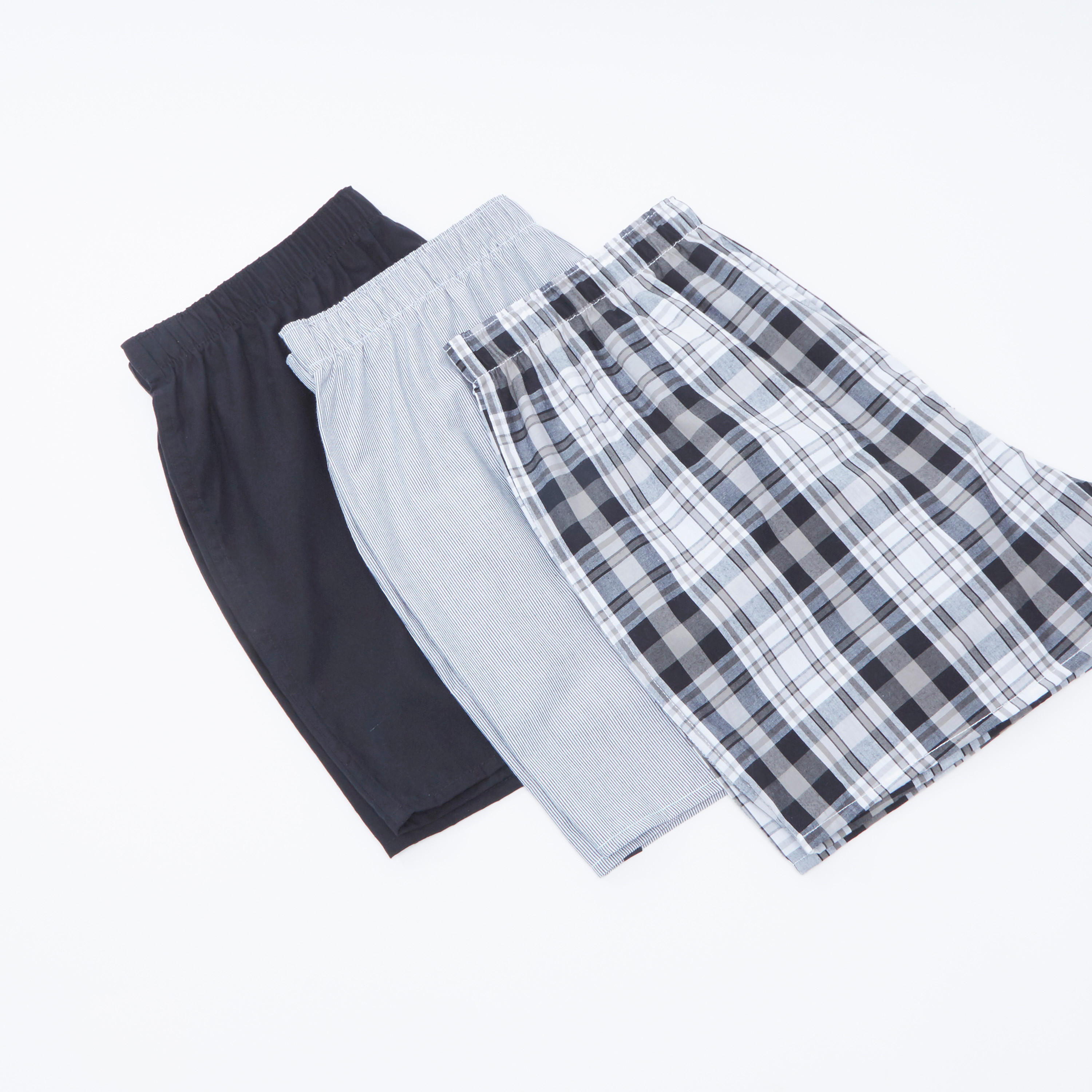 سراويل بوكسر متنوعة بخصر مطّاطي - طقم من 3 قطع-men-clothing-innerwear-underwear-image-3