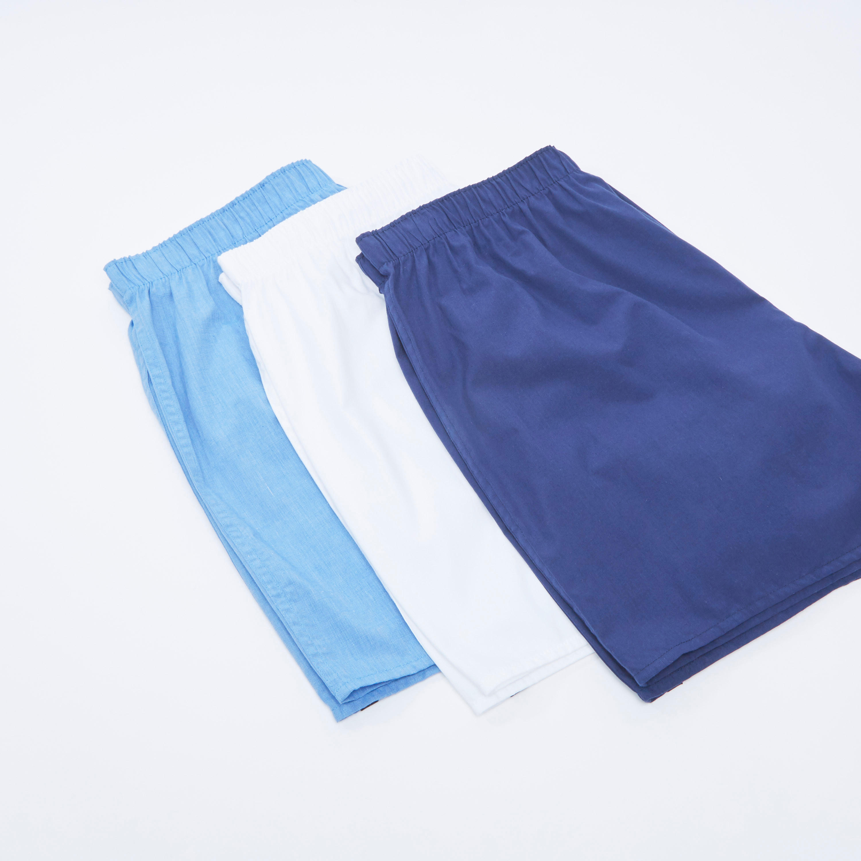 سراويل بوكسر سادة بخصر مطّاطي - طقم من 3  قطع-men-clothing-innerwear-underwear-image-3