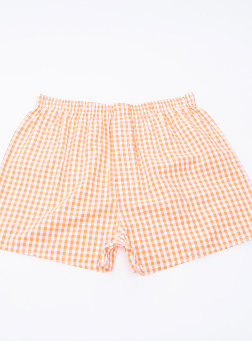 سراويل بوكسر كاروهات بخصر مطّاطي - طقم من 3 قطع-men-clothing-innerwear-underwear-image-2