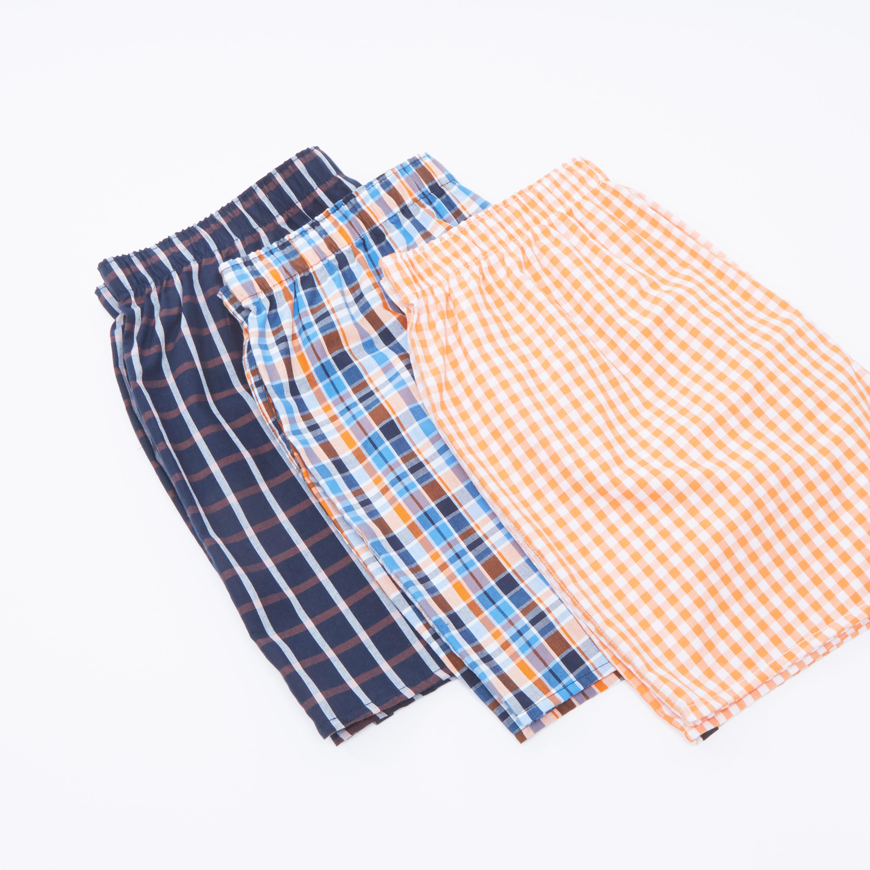 سراويل بوكسر كاروهات بخصر مطّاطي - طقم من 3 قطع-men-clothing-innerwear-underwear-image-3