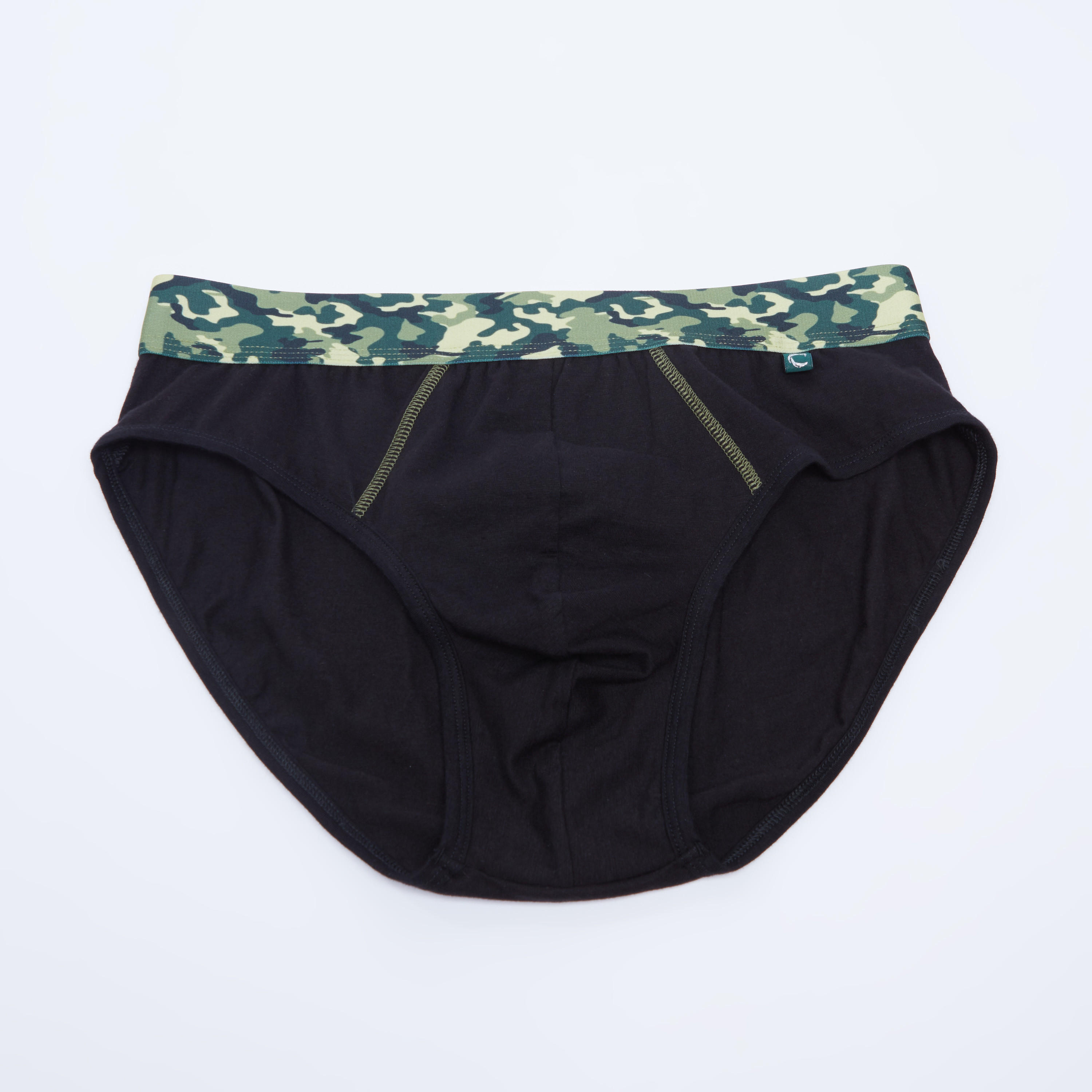 Plain Briefs with Printed Elasticised Waistband-men-clothing-innerwear-underwear-image-1