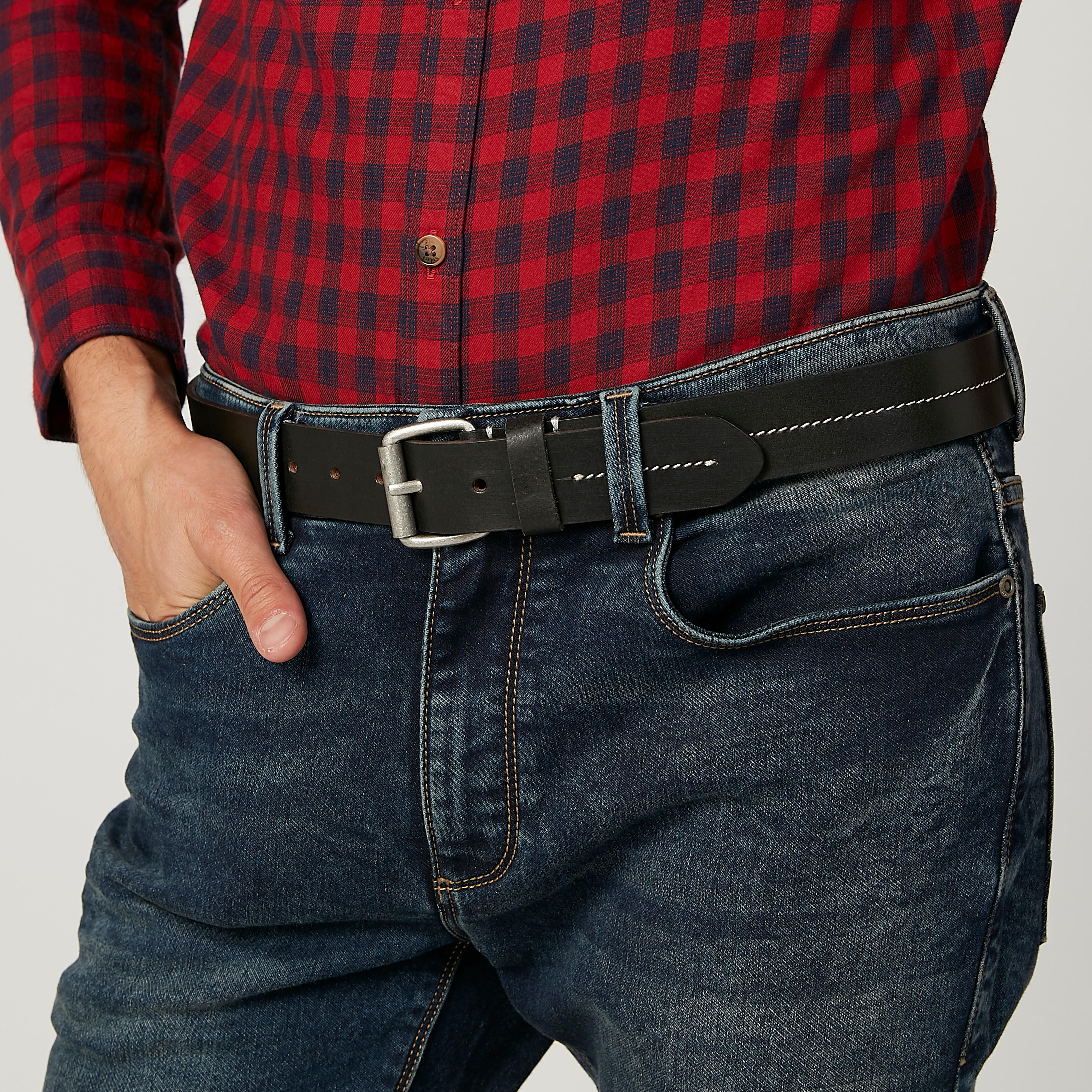 حزام سادة بإبزيم إغلاق بدبوس-men-beltsandwallets-belts-image-2