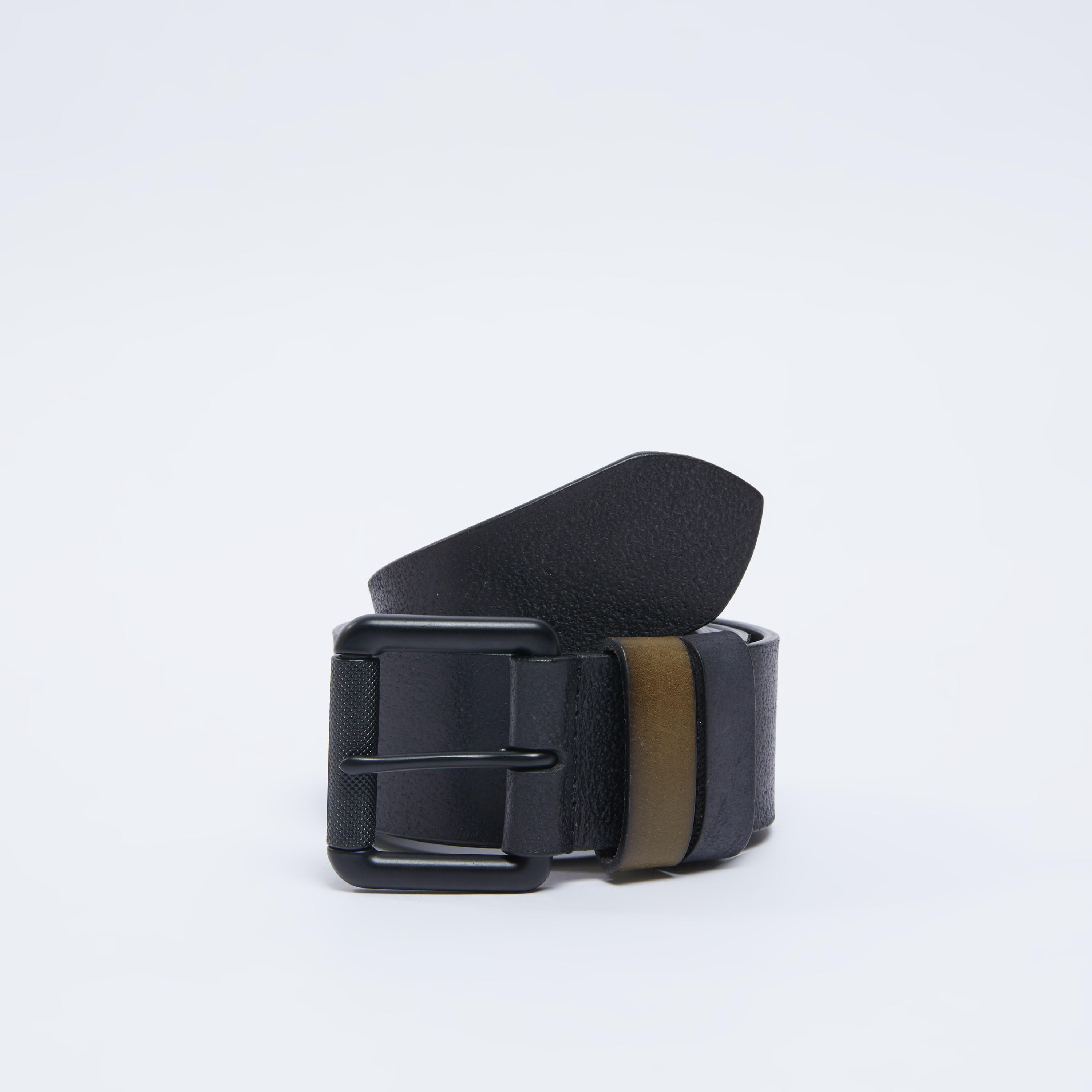 Textured Belt with Pin Buckle-men-beltsandwallets-belts-image-1