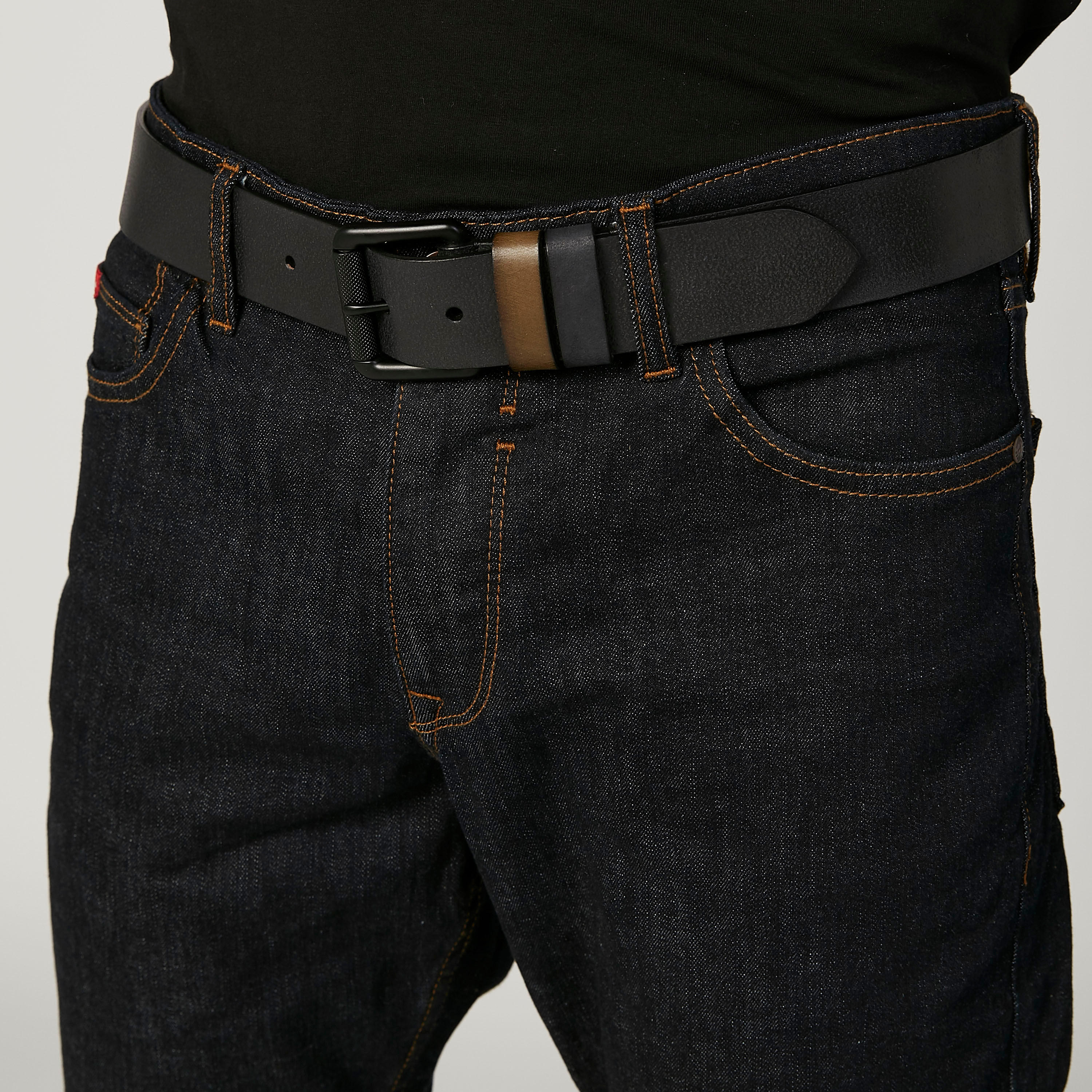Textured Belt with Pin Buckle-men-beltsandwallets-belts-image-2
