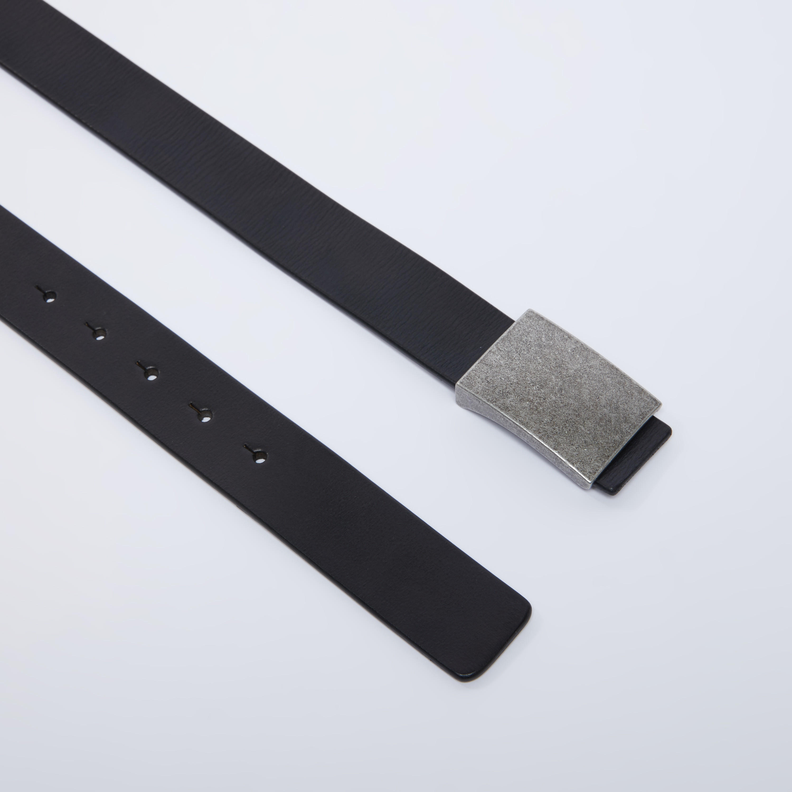 حزام بارز الملمس بإبزيم دبوس-men-beltsandwallets-belts-image-3