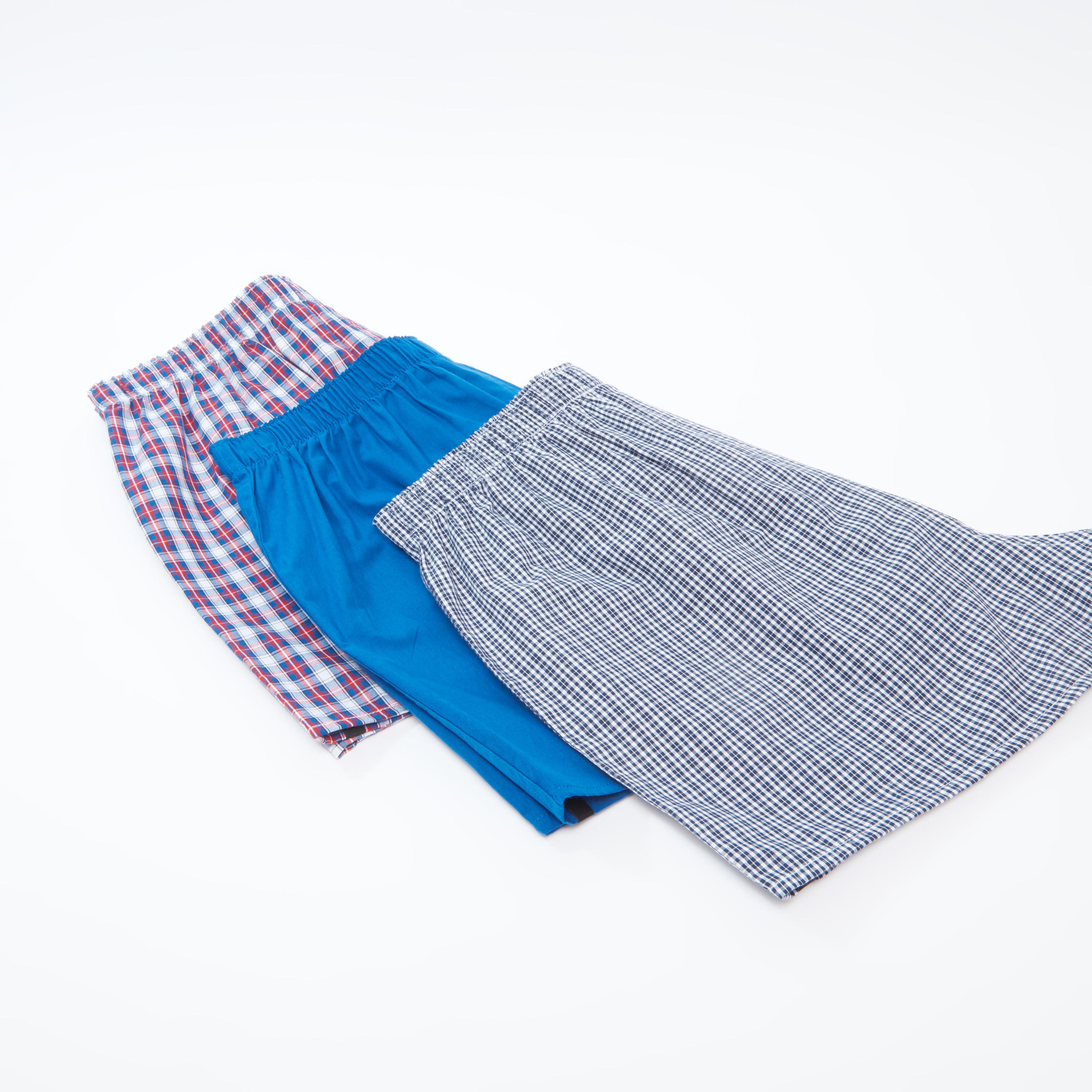 سراويل بوكسر متنوعة بخصر مطّاطي - طقم من 3 قطع-men-clothing-innerwear-underwear-image-3