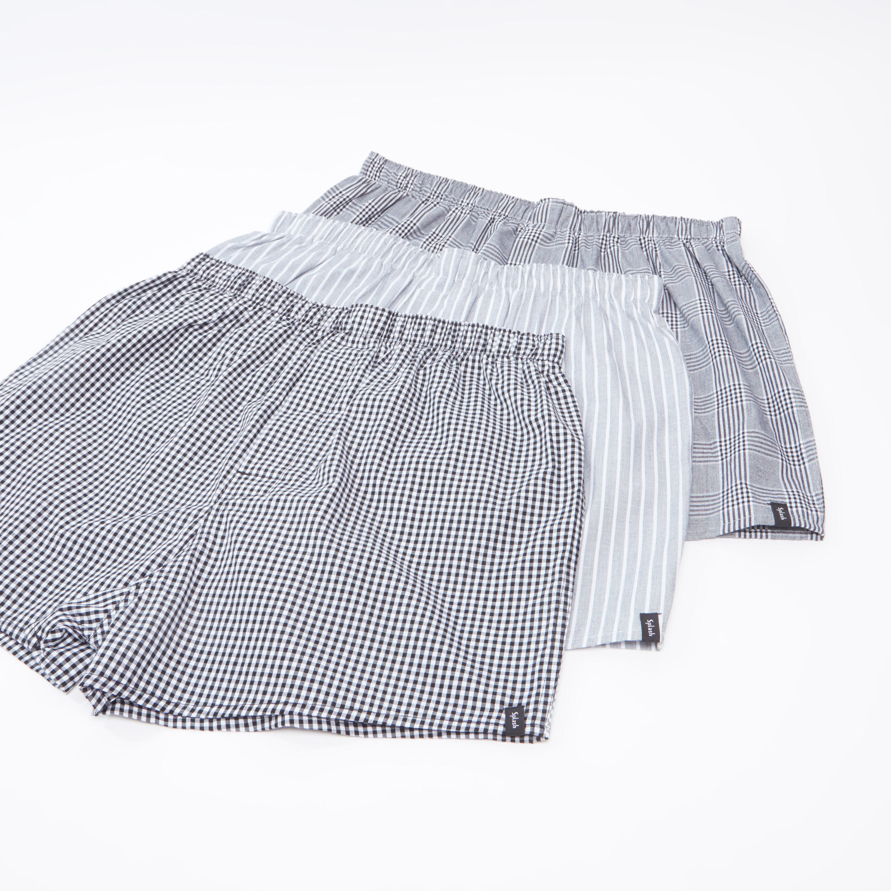 سراويل بوكسر بخصر مطّاطي وطبعات - طقم من 3 قطع-men-clothing-innerwear-underwear-image-1