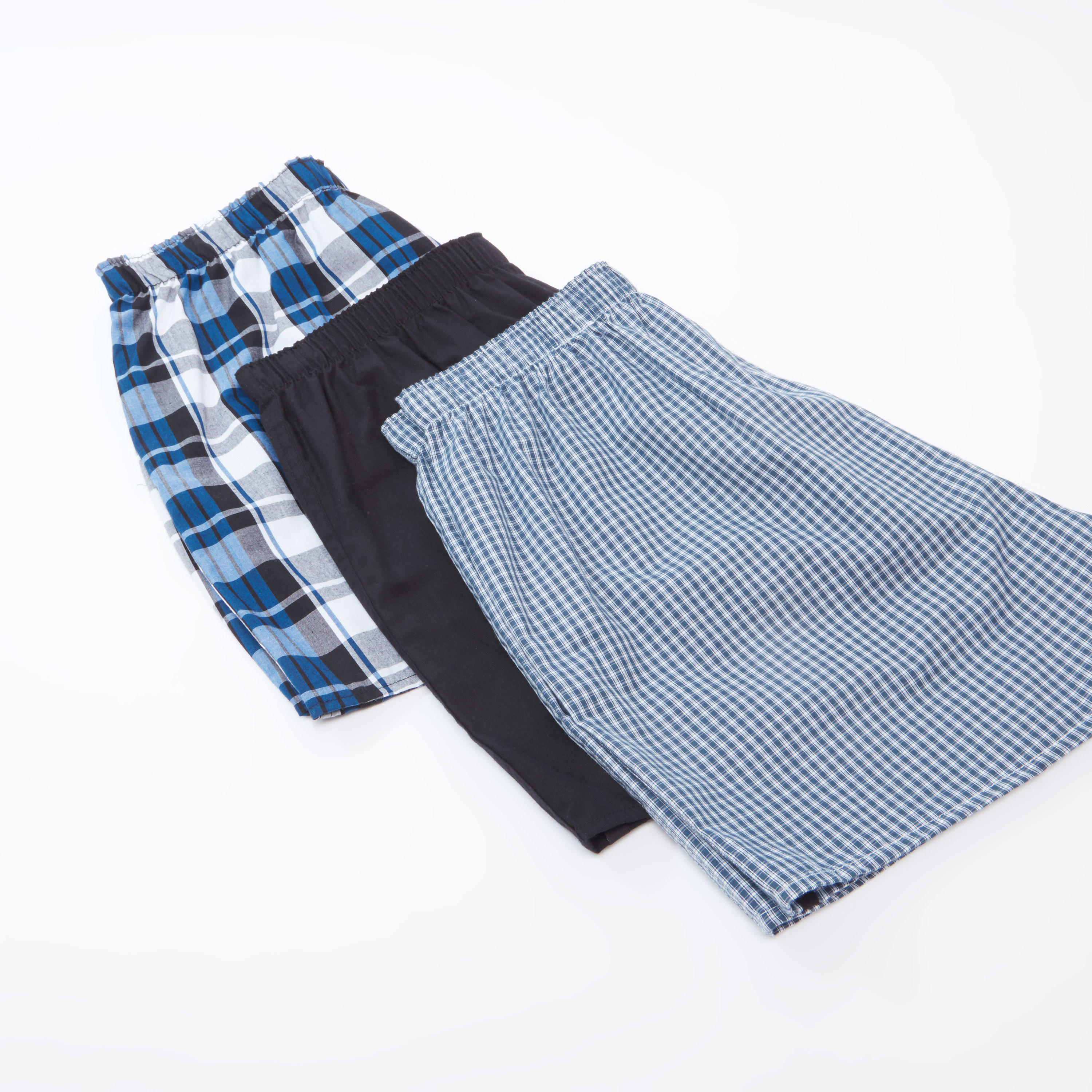 سراويل بوكسر متنوعة بخصر مطّاطي - طقم من 3 قطع-men-clothing-innerwear-underwear-image-3