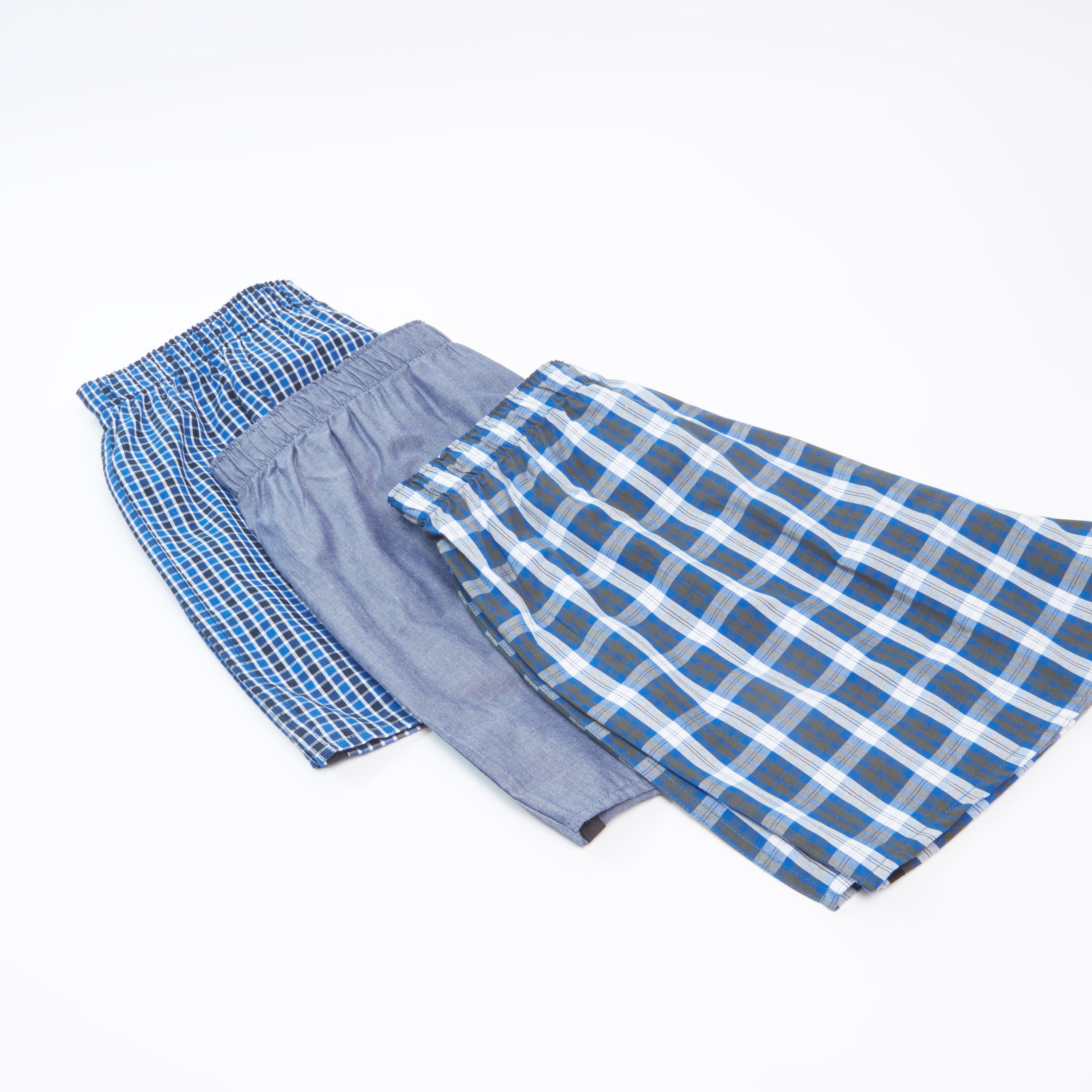 سراويل بوكسر متنوعة بخصر مطّاطي - طقم من 3 قطع-men-clothing-innerwear-underwear-image-3