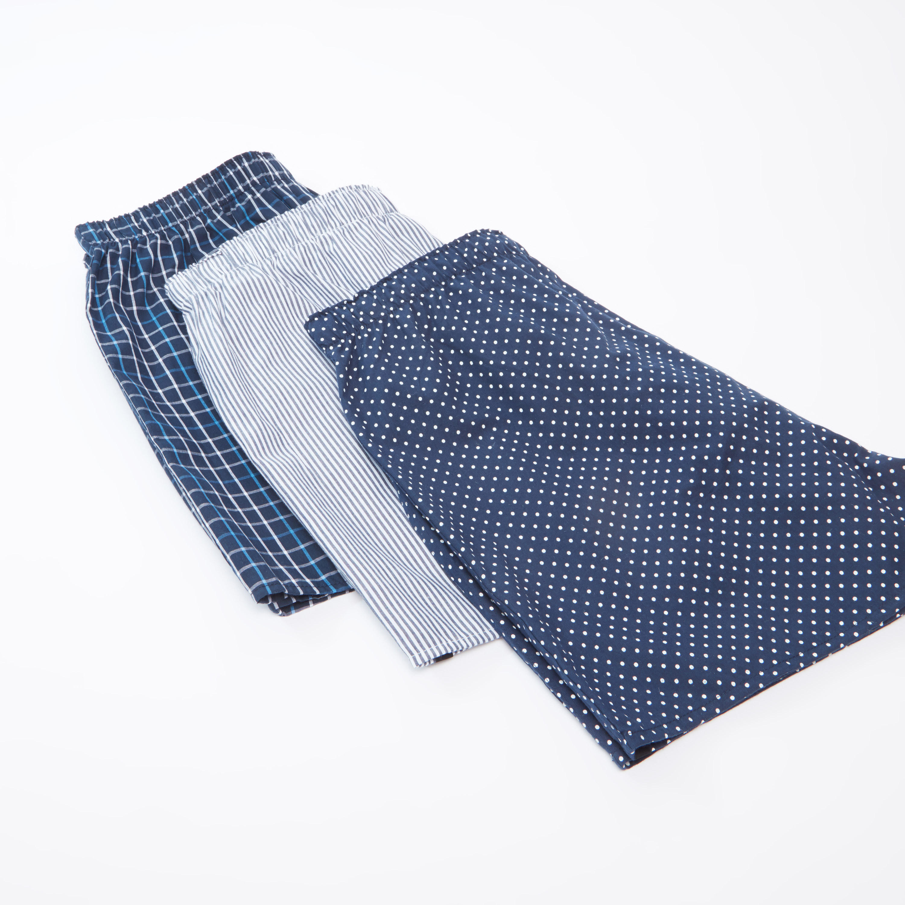 سراويل بوكسر متنوعة بخصر مطّاطي - طقم من 3 قطع-men-clothing-innerwear-underwear-image-3