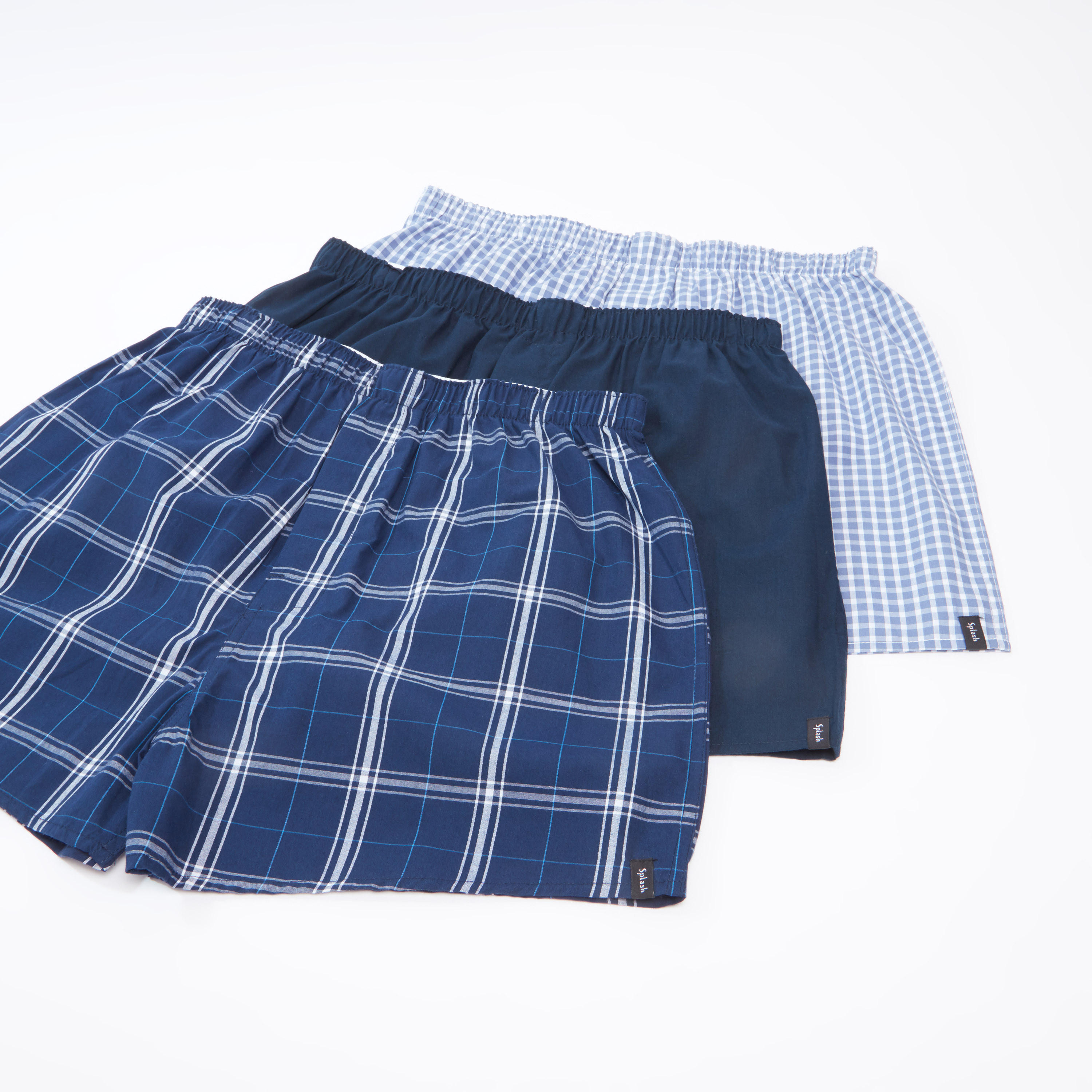 سراويل بوكسر متنوعة بخصر مطّاطي - طقم من 3 قطع-men-clothing-innerwear-underwear-image-1