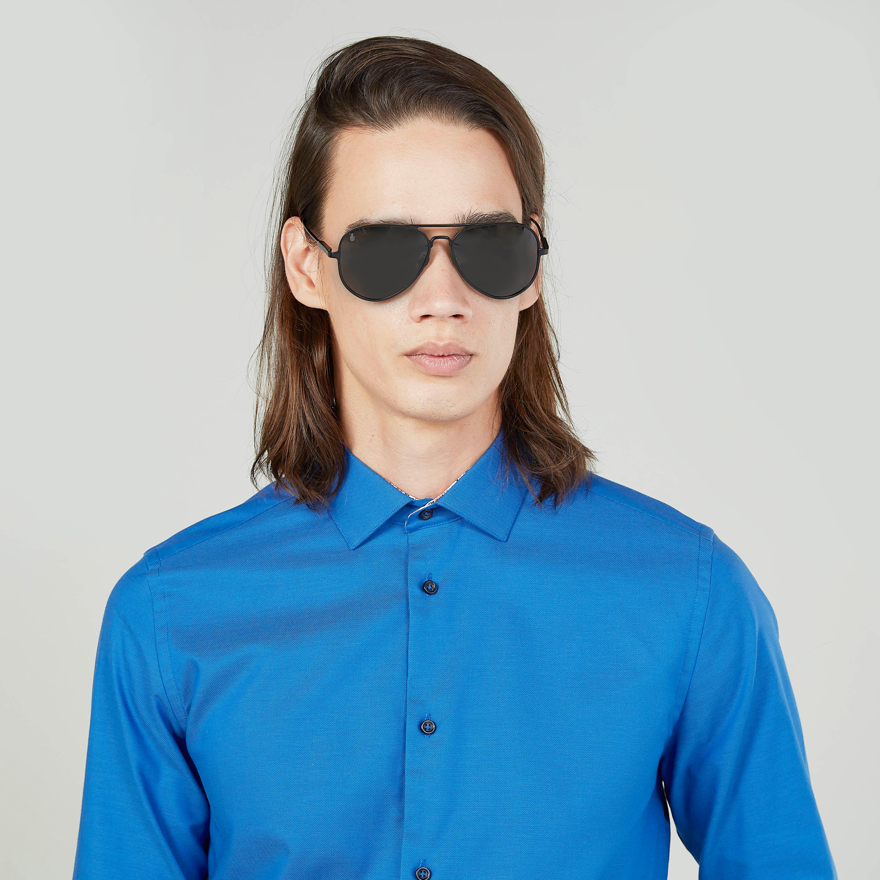 نظّارة شمسية أفياتور بإطار كامل ووسادات للأنف من أوكيالي بوناني-men-sunglasses-image-2