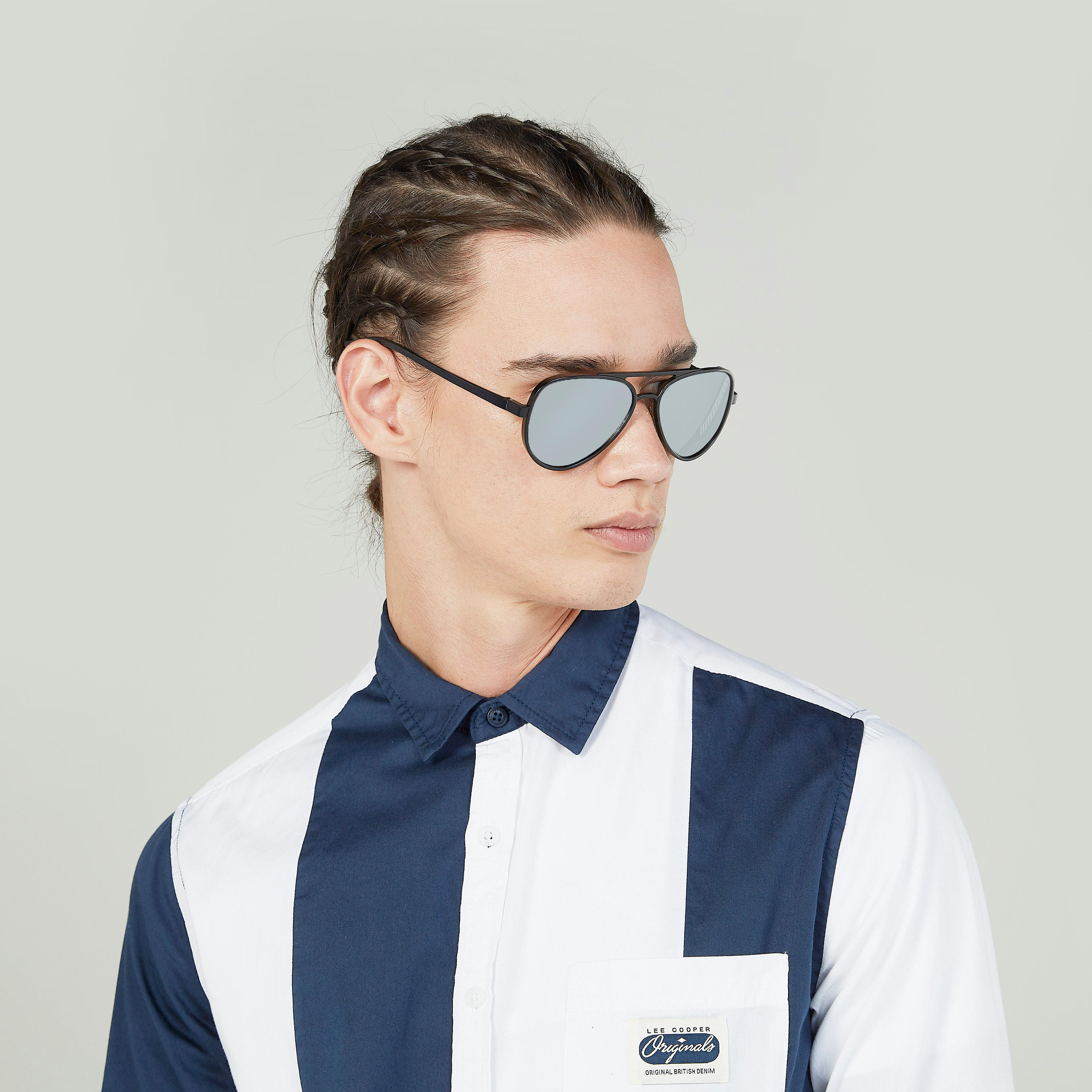 نظّارة شمسية أفياتور بإطار كامل ووسادات للأنف من أوكيالي بوناني-men-sunglasses-image-2
