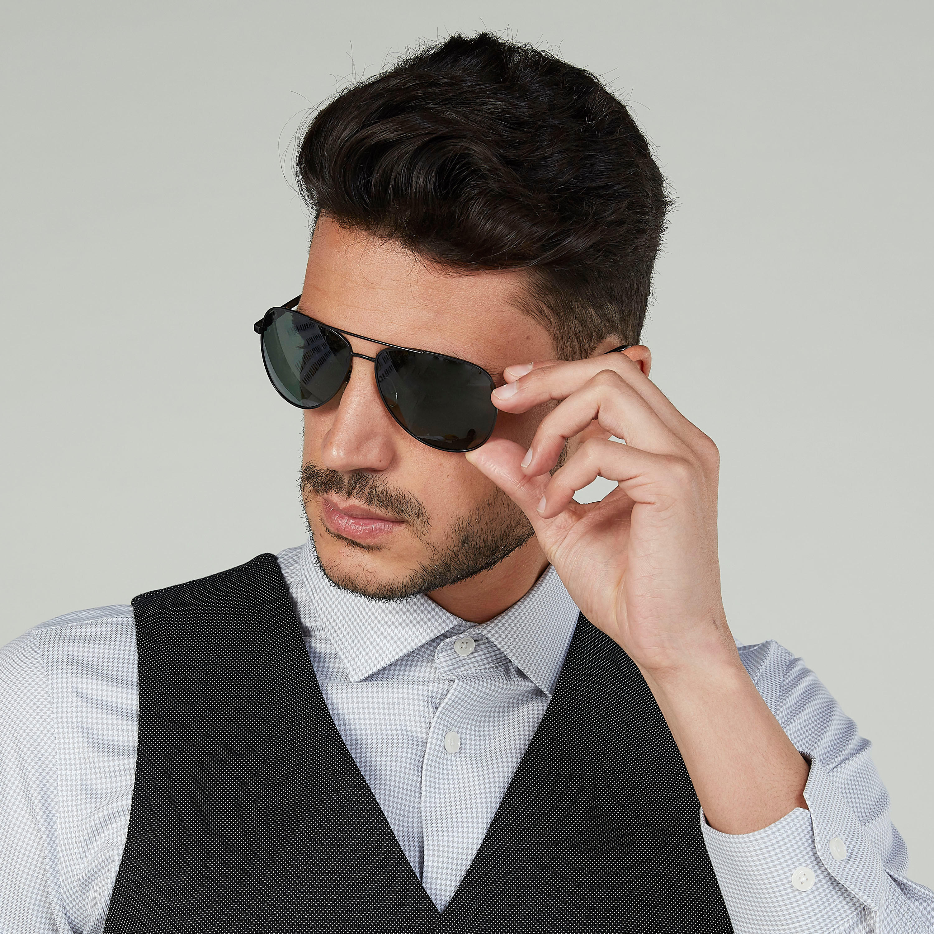 نظّارة شمسية بإطار كامل ووسادات للأنف أوكيالي بوناني-men-sunglasses-image-2