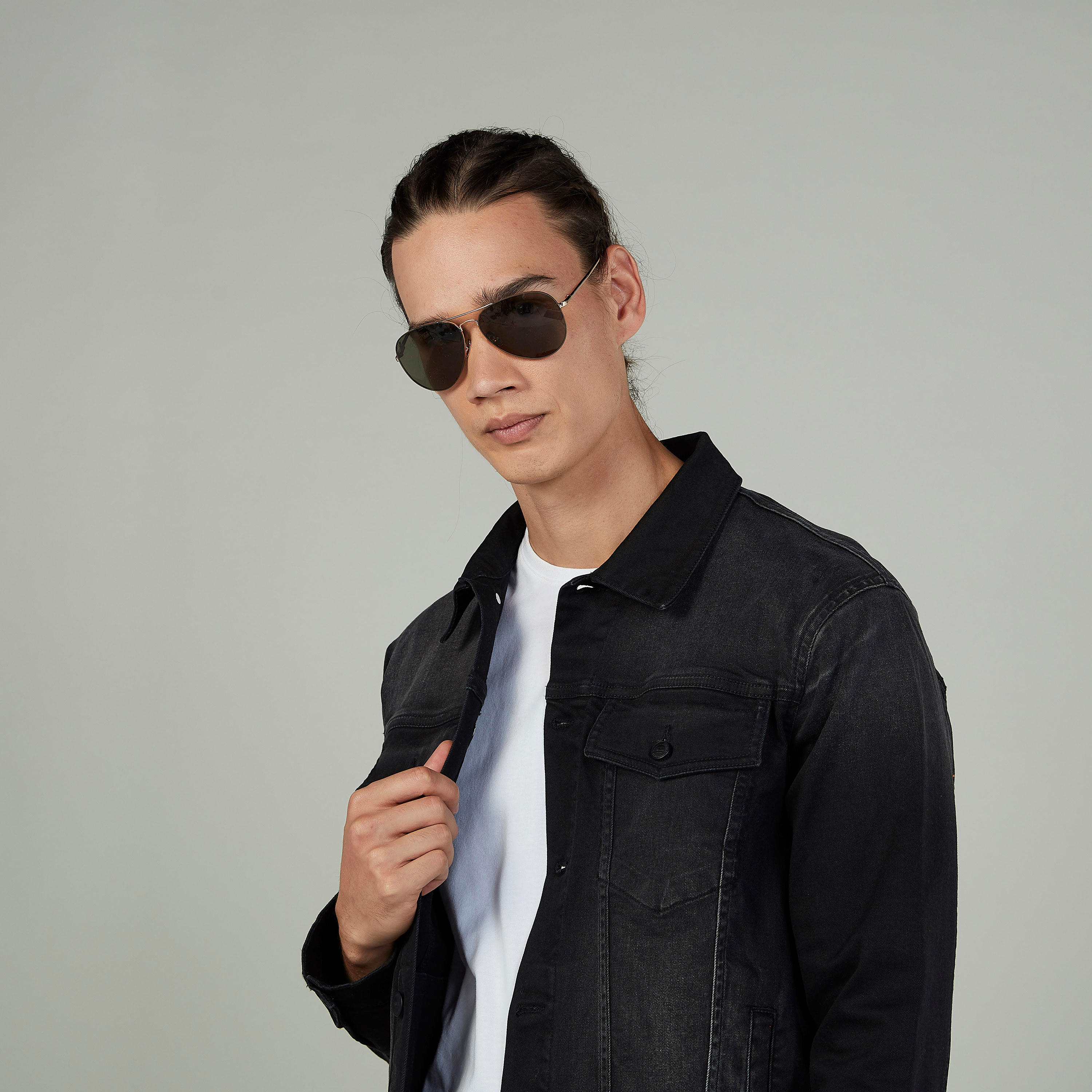 نظّارة شمسية أفياتور بإطار كامل ووسادات للأنف من أوكيالي بوناني-men-sunglasses-image-2