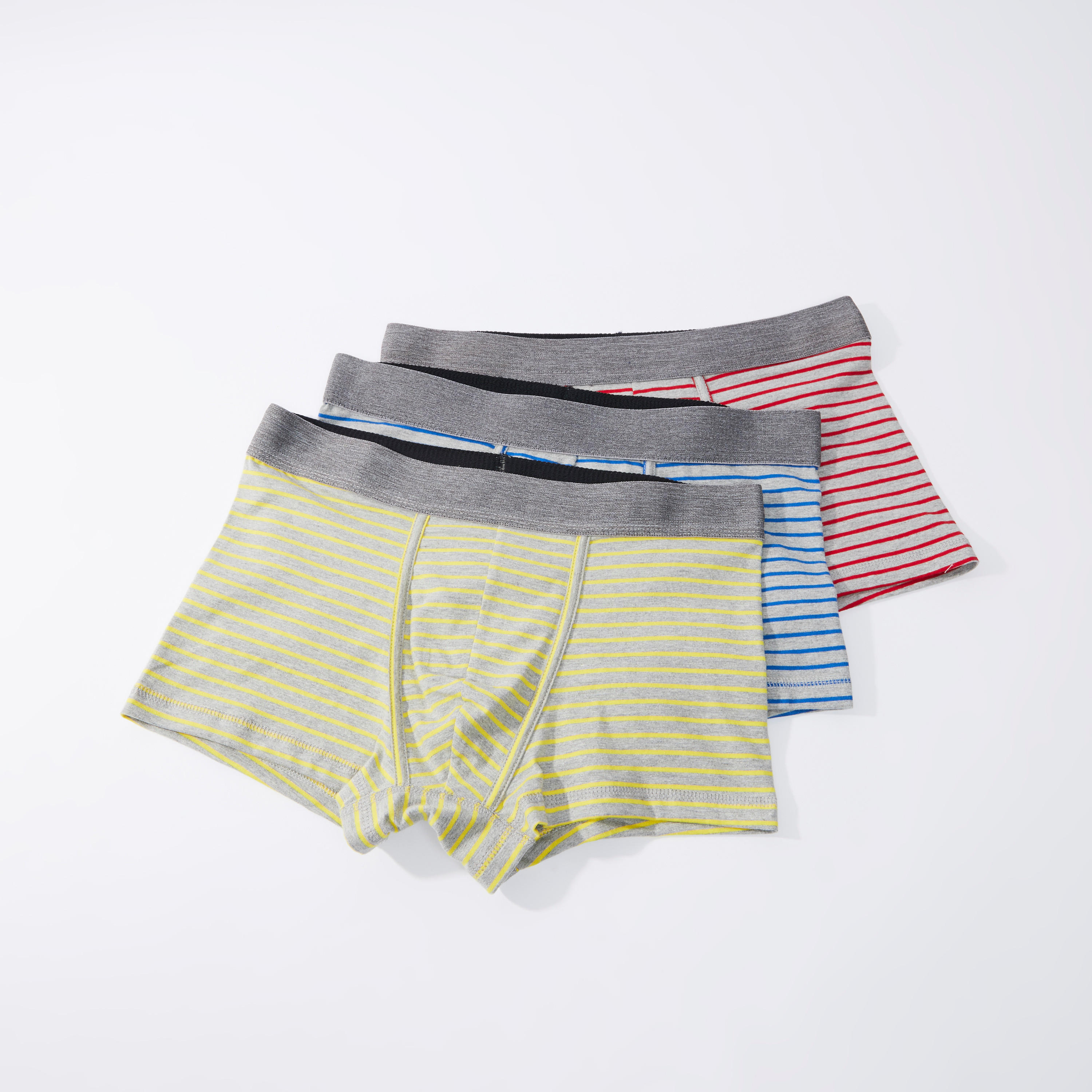 سراويل داخلية مقلّمة بخصر مطّاطي عريض - طقم من 3 قطع-men-clothing-innerwear-underwear-image-1
