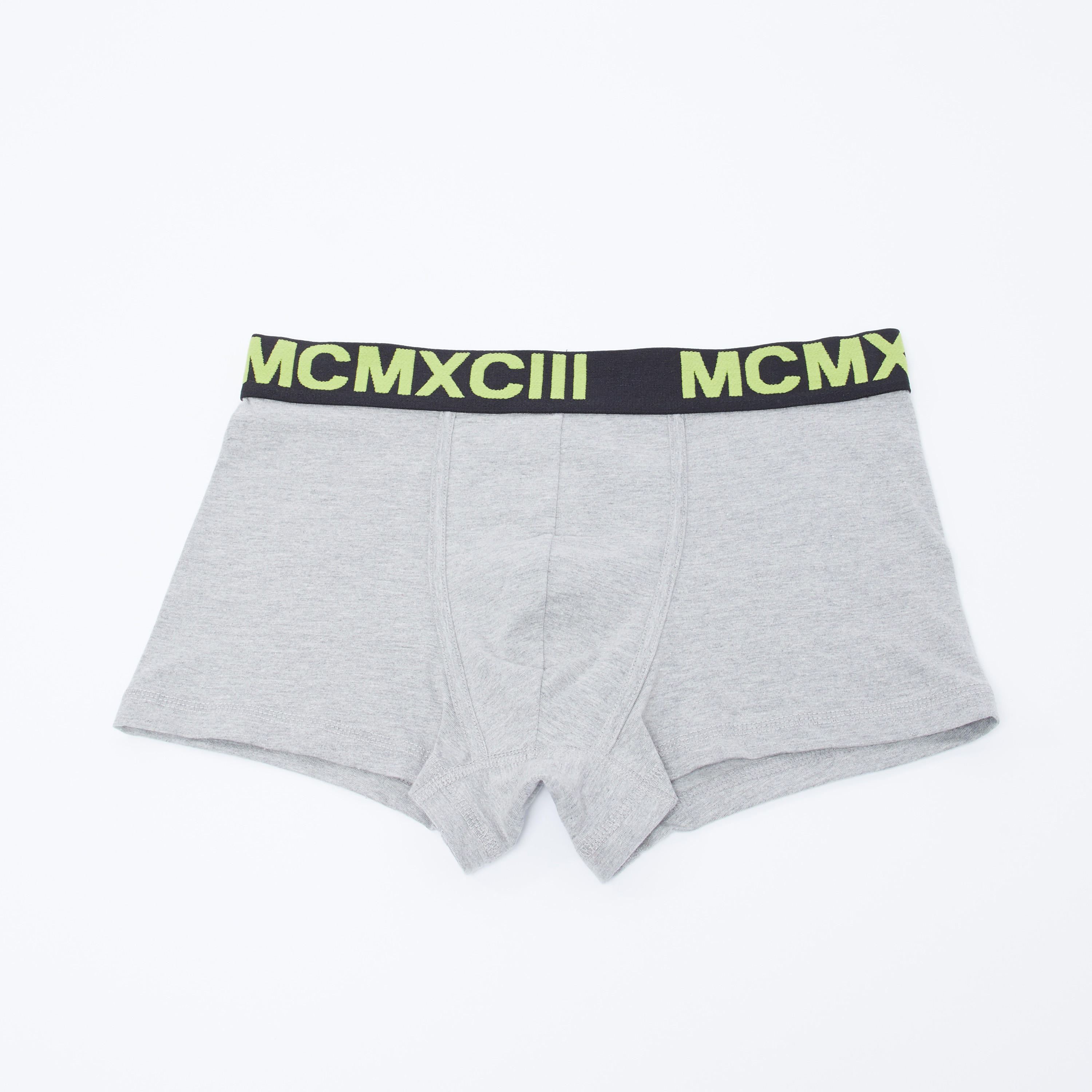 Set of 3 - Plain Trunks with Printed Wide Elasticised Waistband-men-clothing-innerwear-underwear-image-2