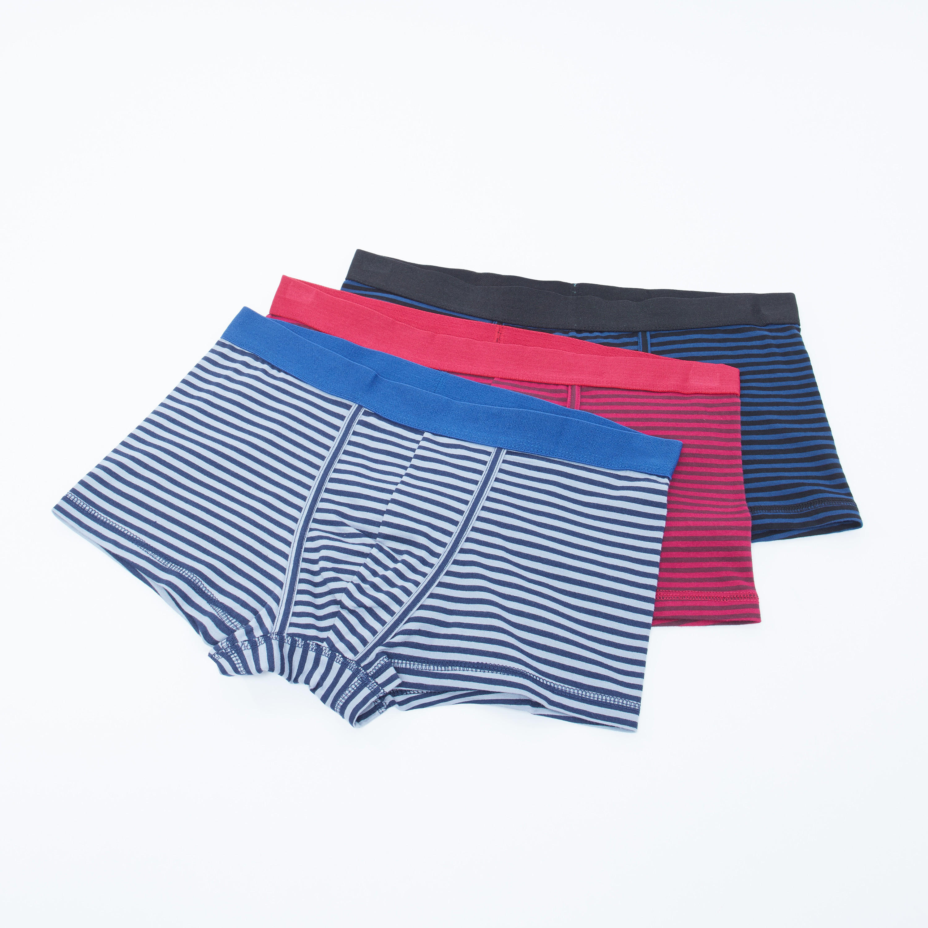 سراويل داخلية مقلّمة بخصر مطّاطي - طقم من 3 قطع-men-clothing-innerwear-underwear-image-1