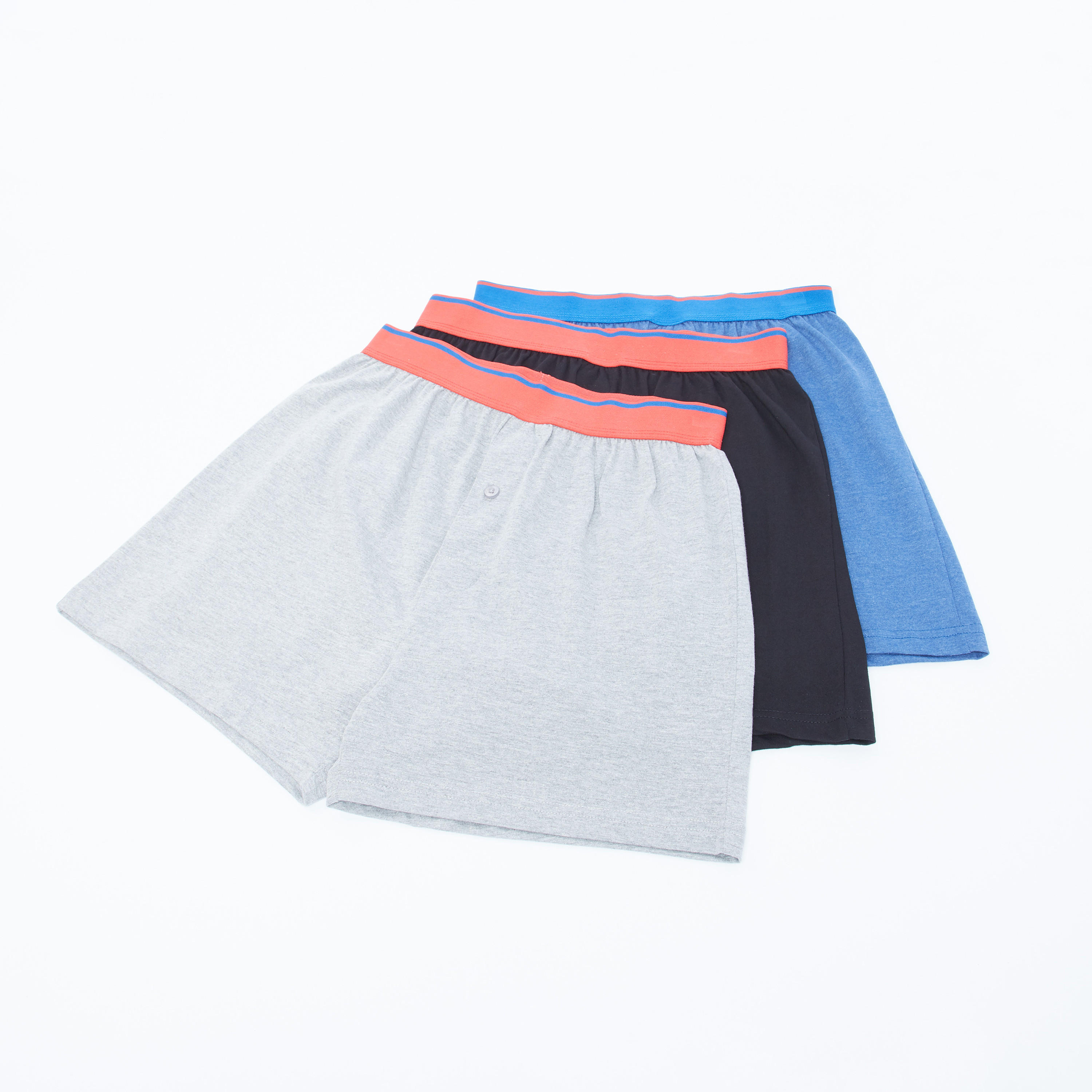 Set of 3 - Boxers with Elasticated Waistband-men-clothing-innerwear-underwear-image-4