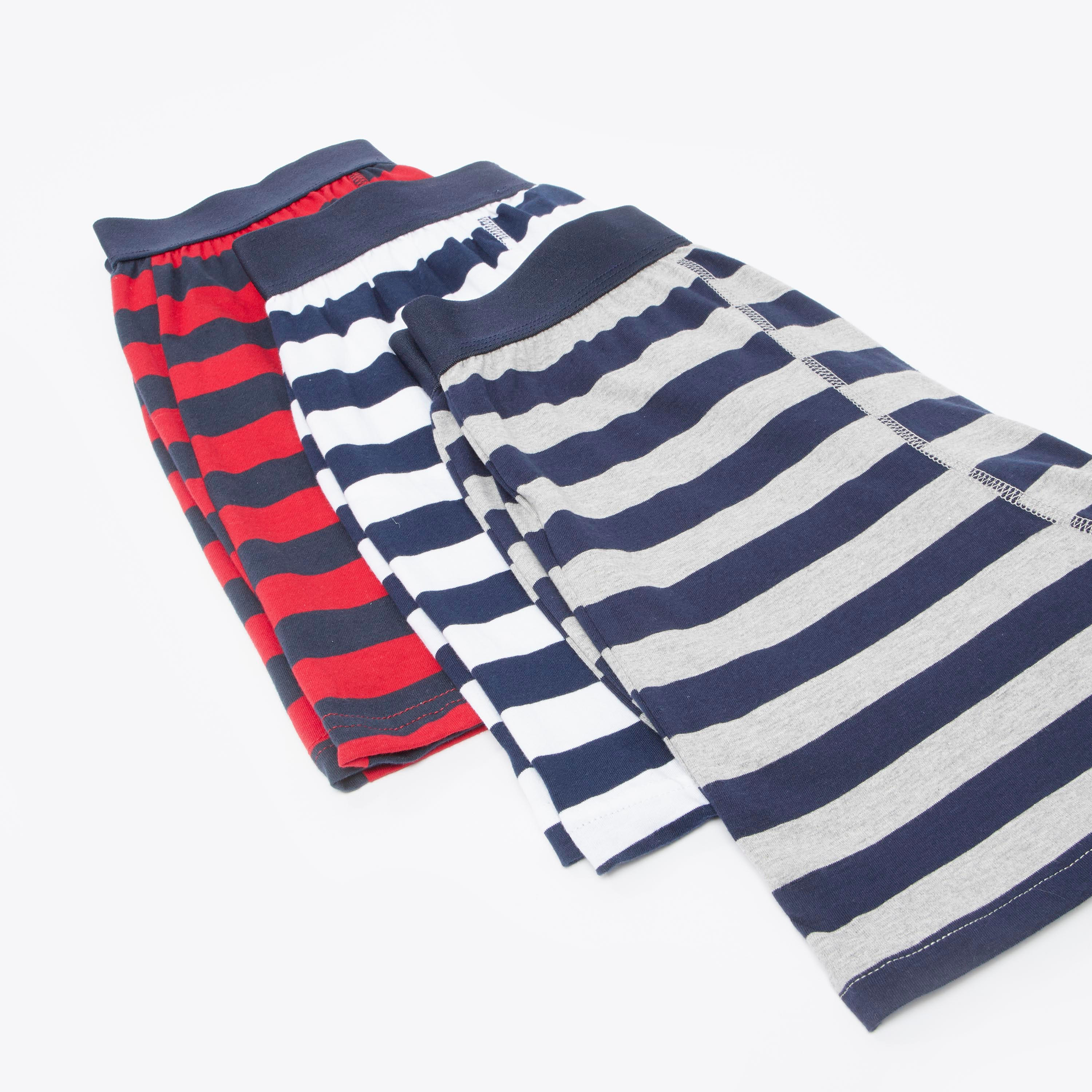 طقم شورتات داخلية مقلّمة بخصر مطاطي - ثلاث قطع-men-clothing-innerwear-underwear-image-3