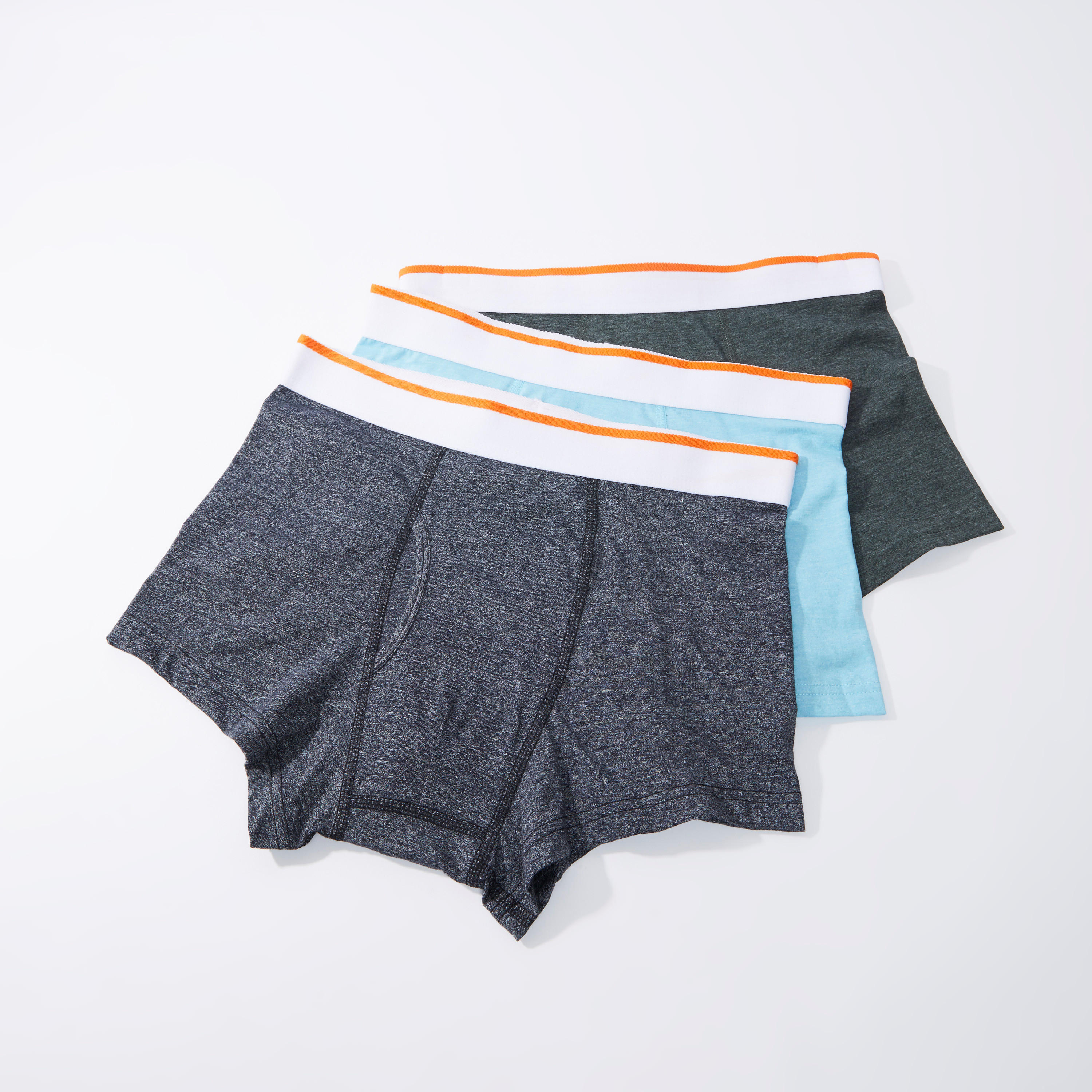 شورتات ترانك متنوعة بخصر مطّاطي عريض - طقم من 3 قطع-men-clothing-innerwear-underwear-image-1