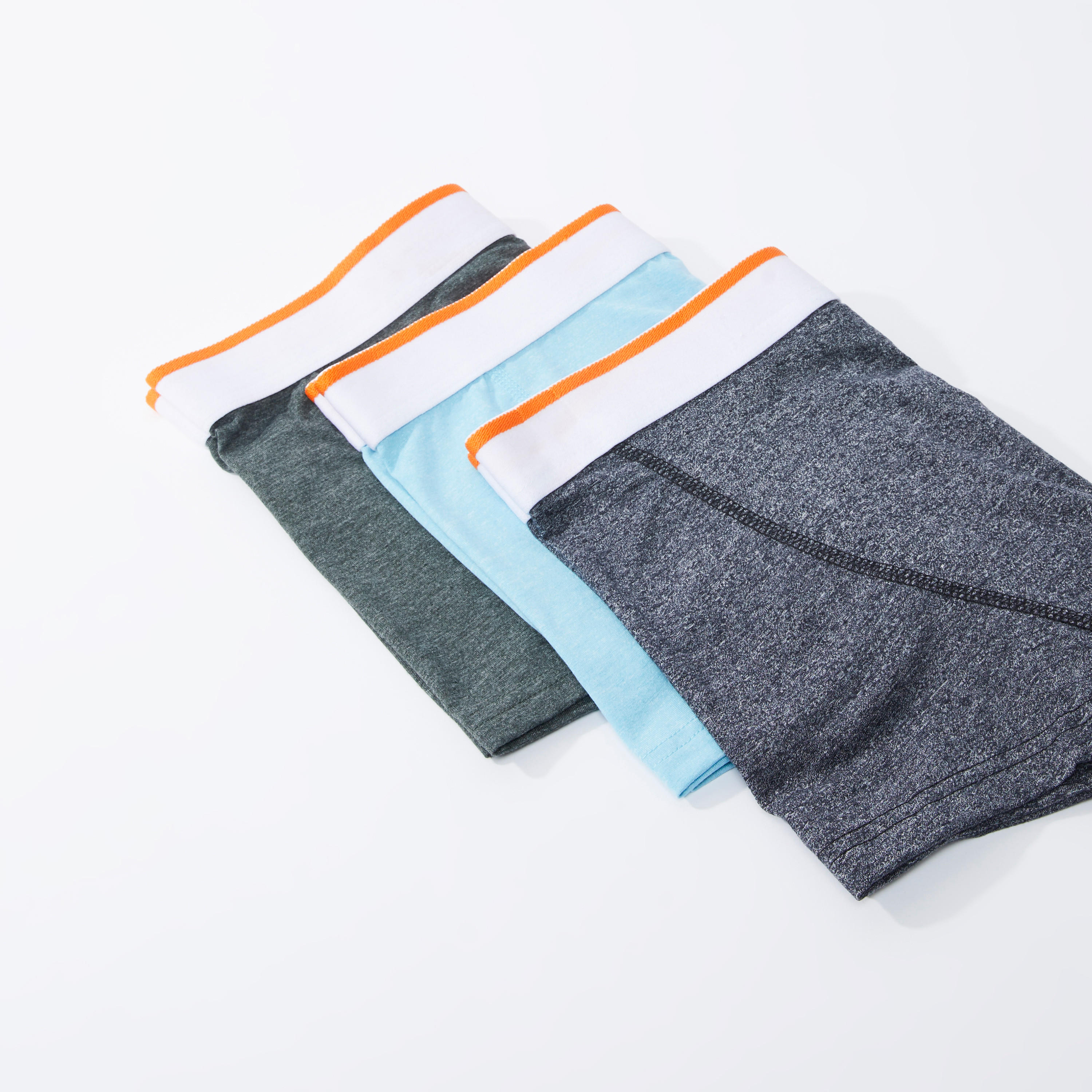 شورتات ترانك متنوعة بخصر مطّاطي عريض - طقم من 3 قطع-men-clothing-innerwear-underwear-image-3