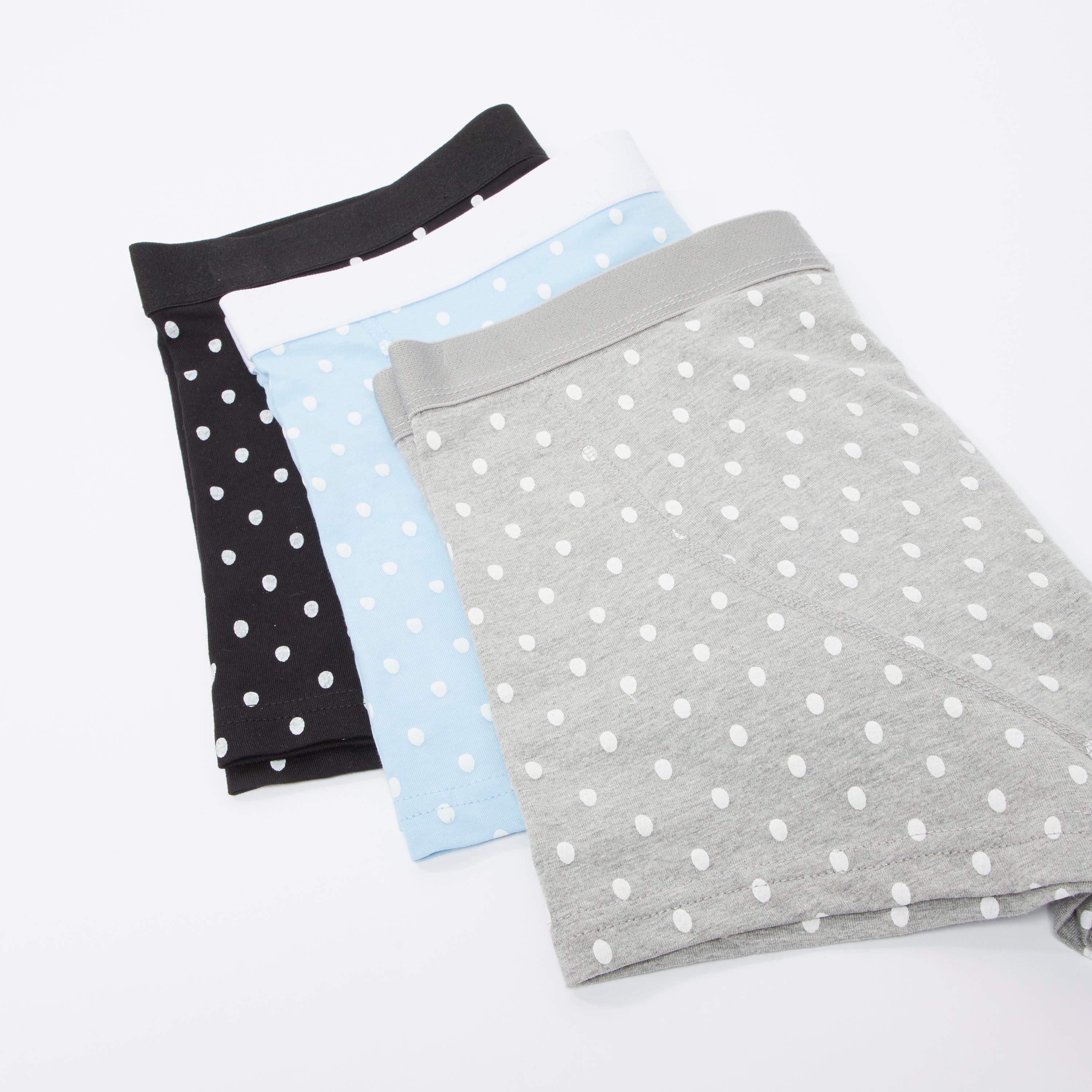 شورتات ترانك بطبعات مع خصر مطّاطي واسع- طقم من 3 قطع-men-clothing-innerwear-underwear-image-3