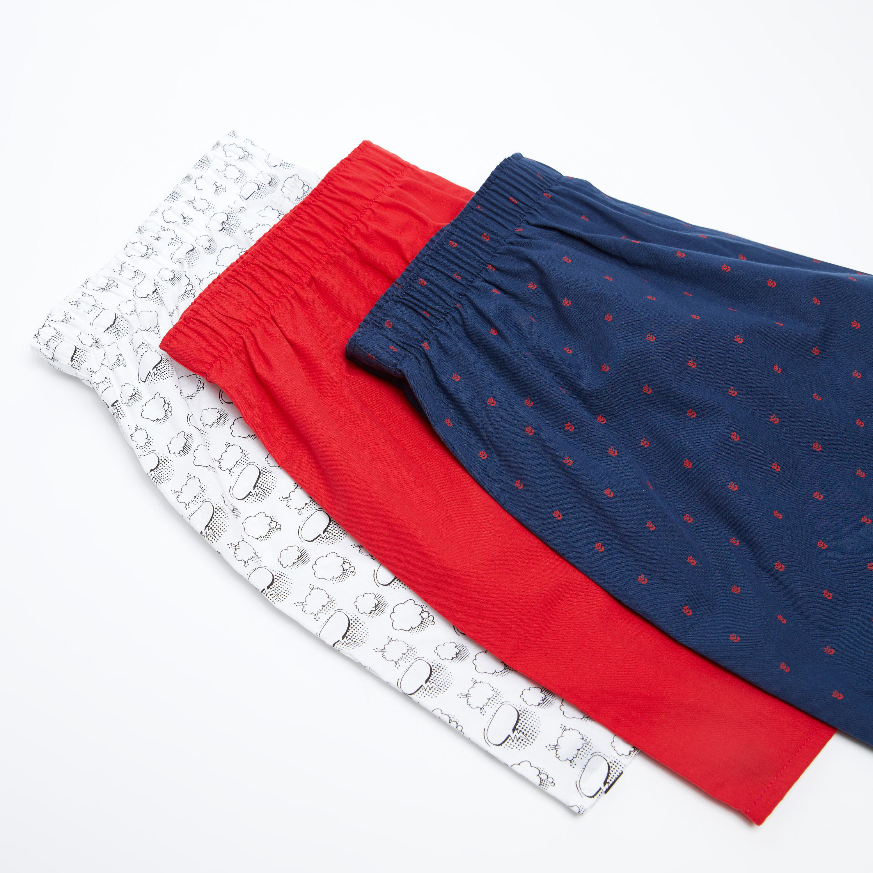سراويل بوكسر متنوعة بخصر مطّاطي - طقم من 3 قطع-men-clothing-innerwear-underwear-image-3