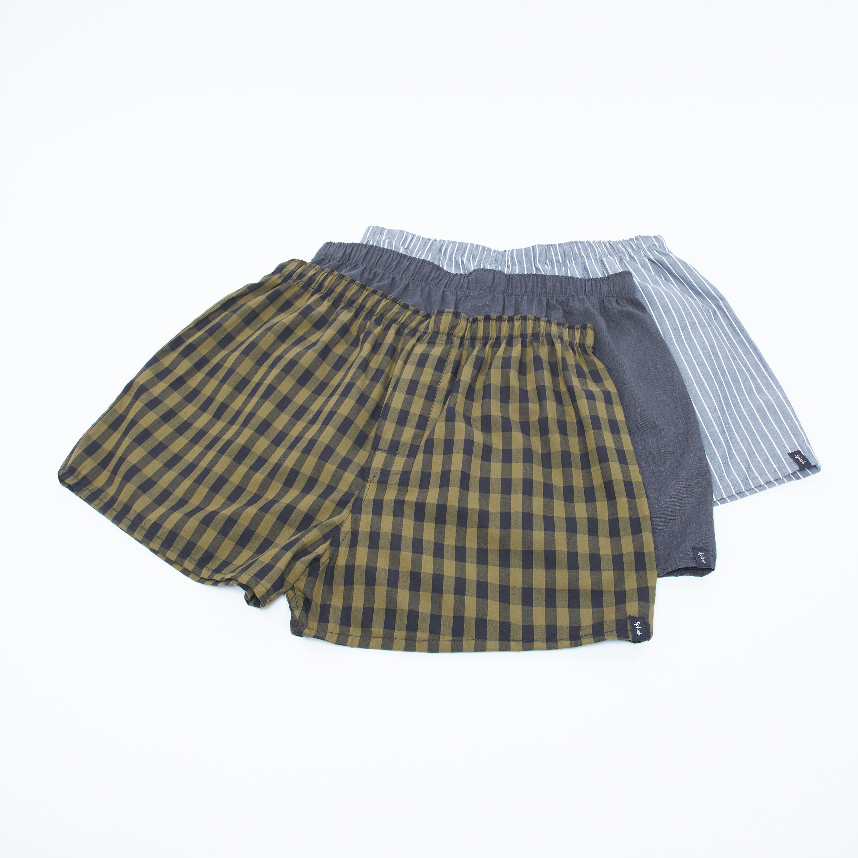سراويل بوكسر بخصر مطّاطي وطبعات - طقم من 3 قطع-men-clothing-innerwear-underwear-image-1