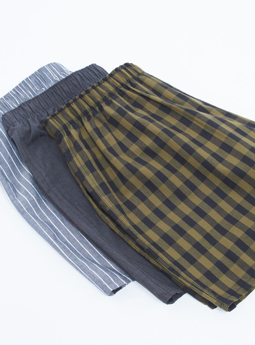 سراويل بوكسر بخصر مطّاطي وطبعات - طقم من 3 قطع-men-clothing-innerwear-underwear-image-3