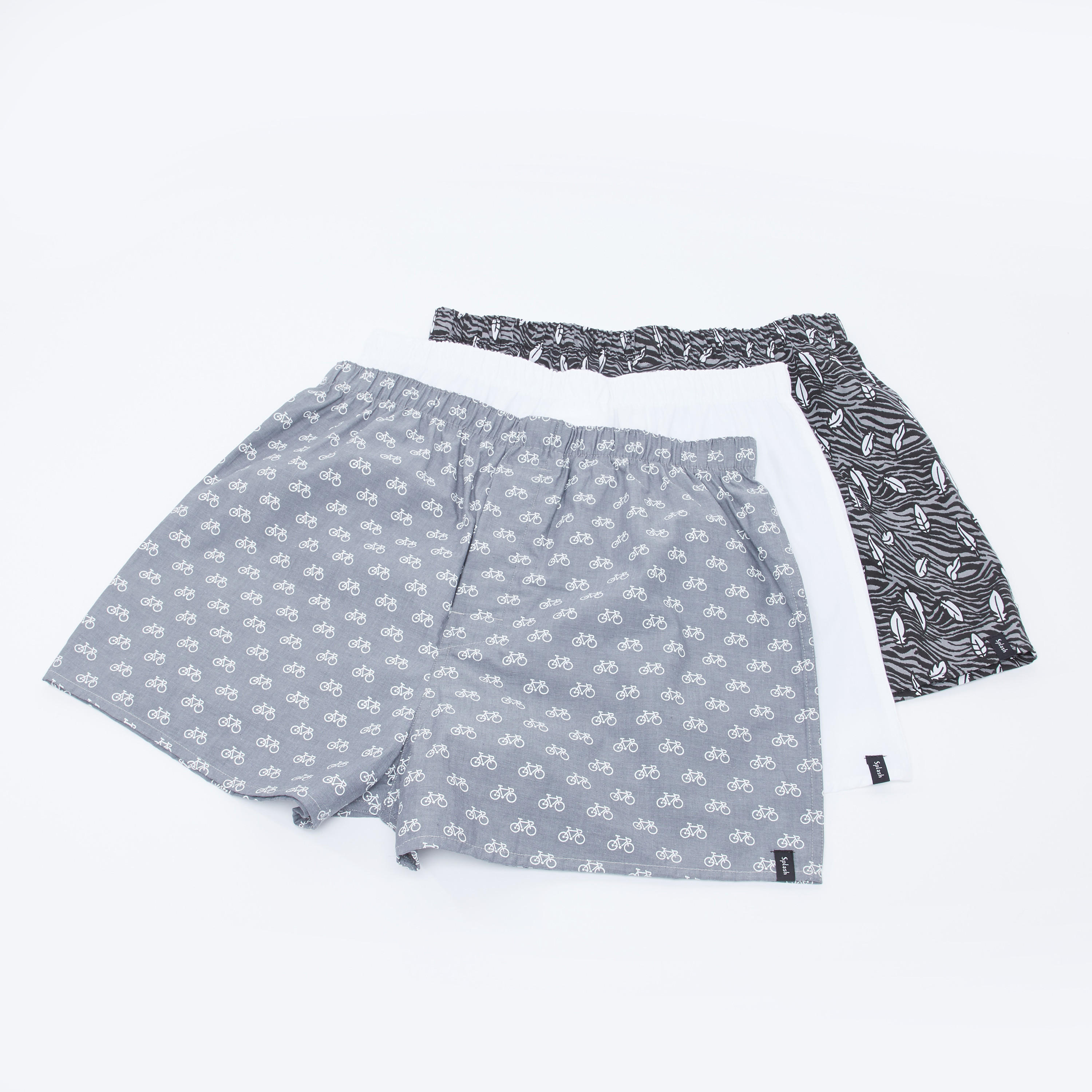 سراويل بوكسر متنوعة بخصر مطّاطي- طقم من 3 قطع-men-clothing-innerwear-underwear-image-1