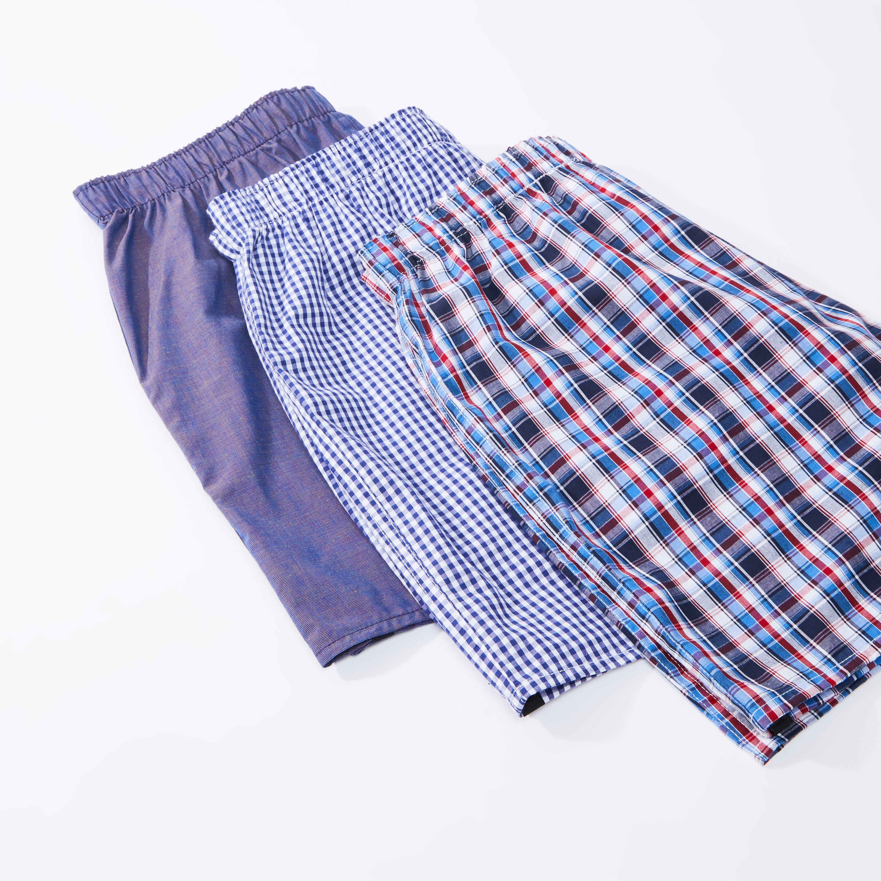 سراويل بوكسر متنوعة بخصر مطّاطي عريض - طقم من 3 قطع-men-clothing-innerwear-underwear-image-3