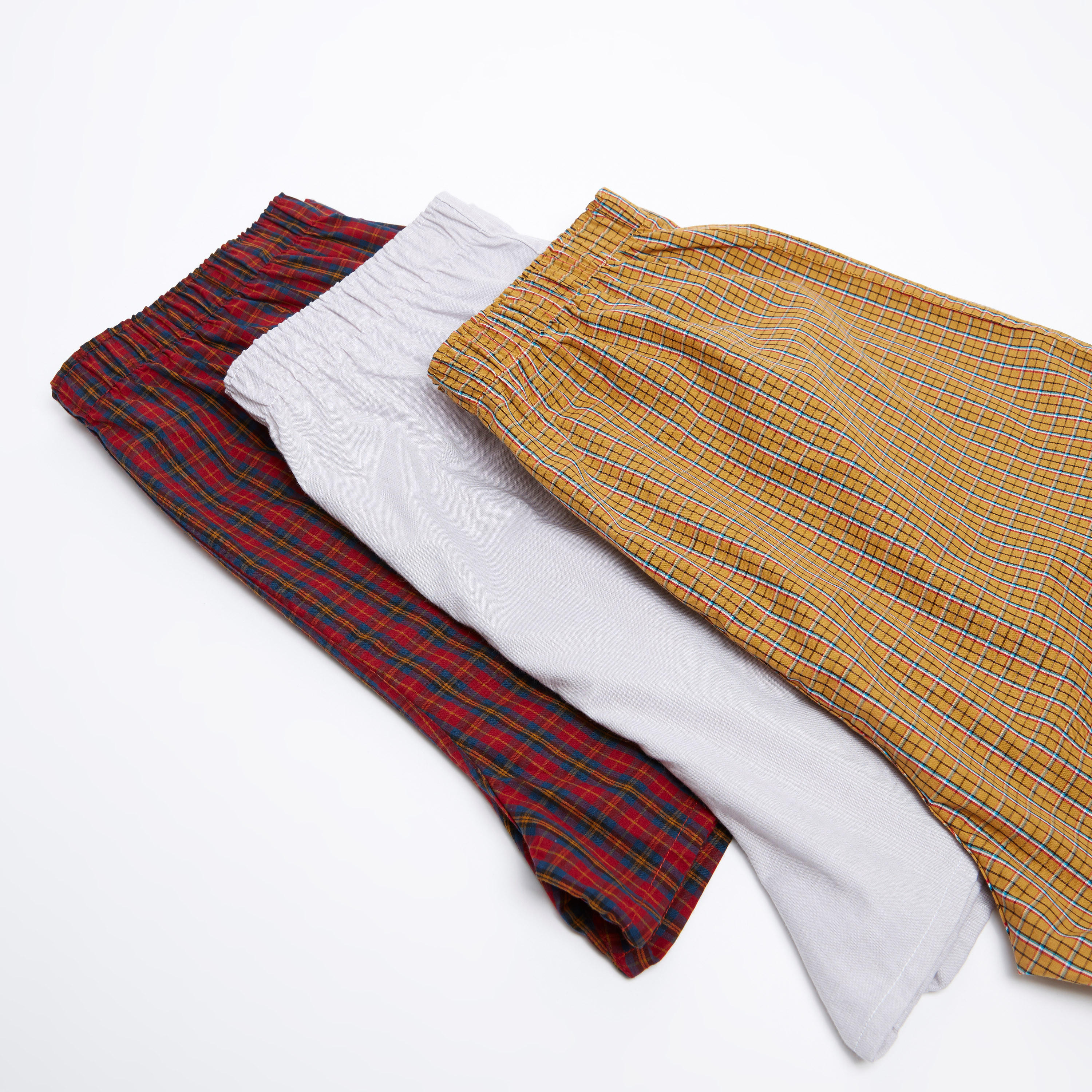 سراويل بوكسر متنوعة بخصر مطّاطي - طقم من 3 قطع-men-clothing-innerwear-underwear-image-3