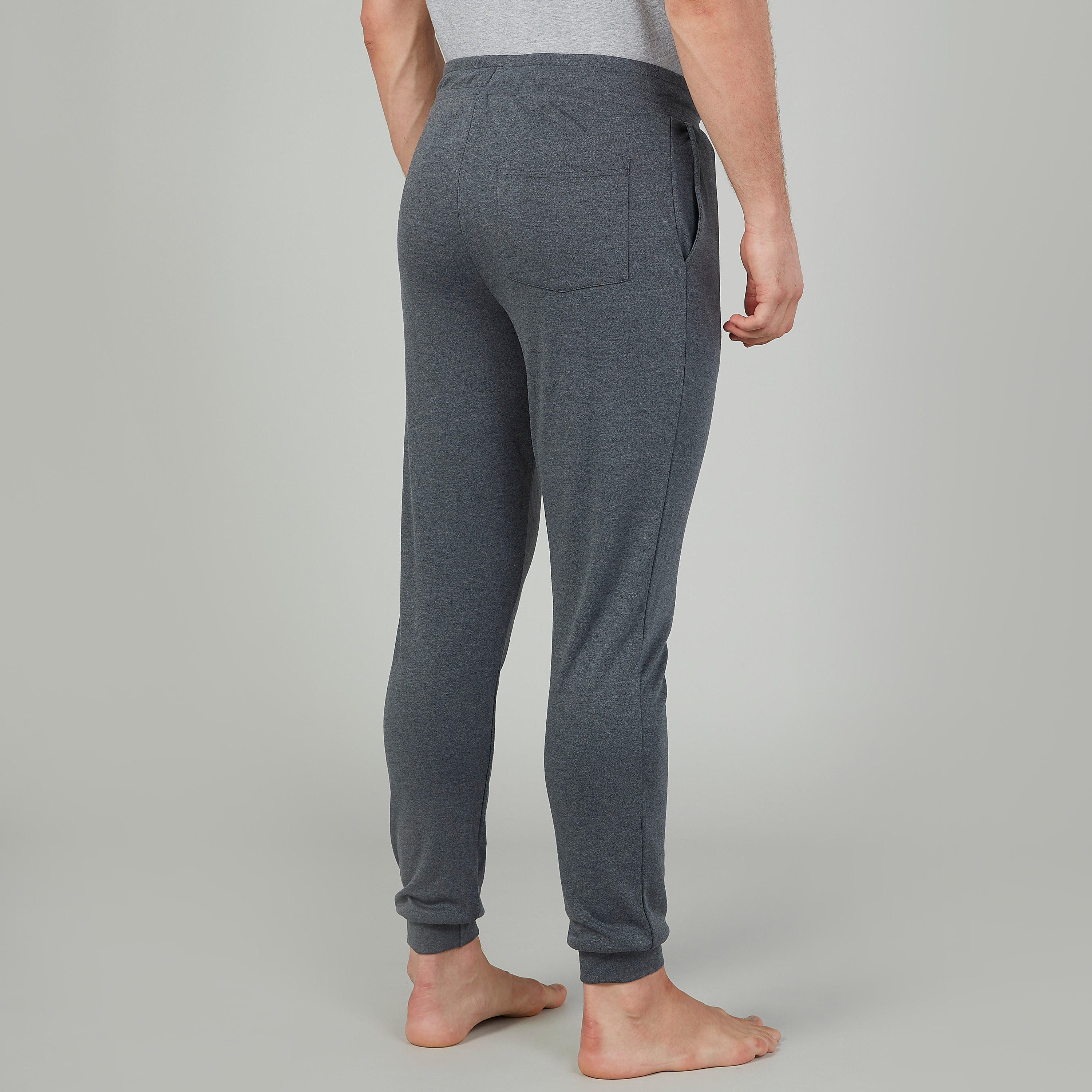 Full Length Plain Mid Waist Jogger Pants with Pocket Detail-men-clothing-bottoms-joggers-image-4