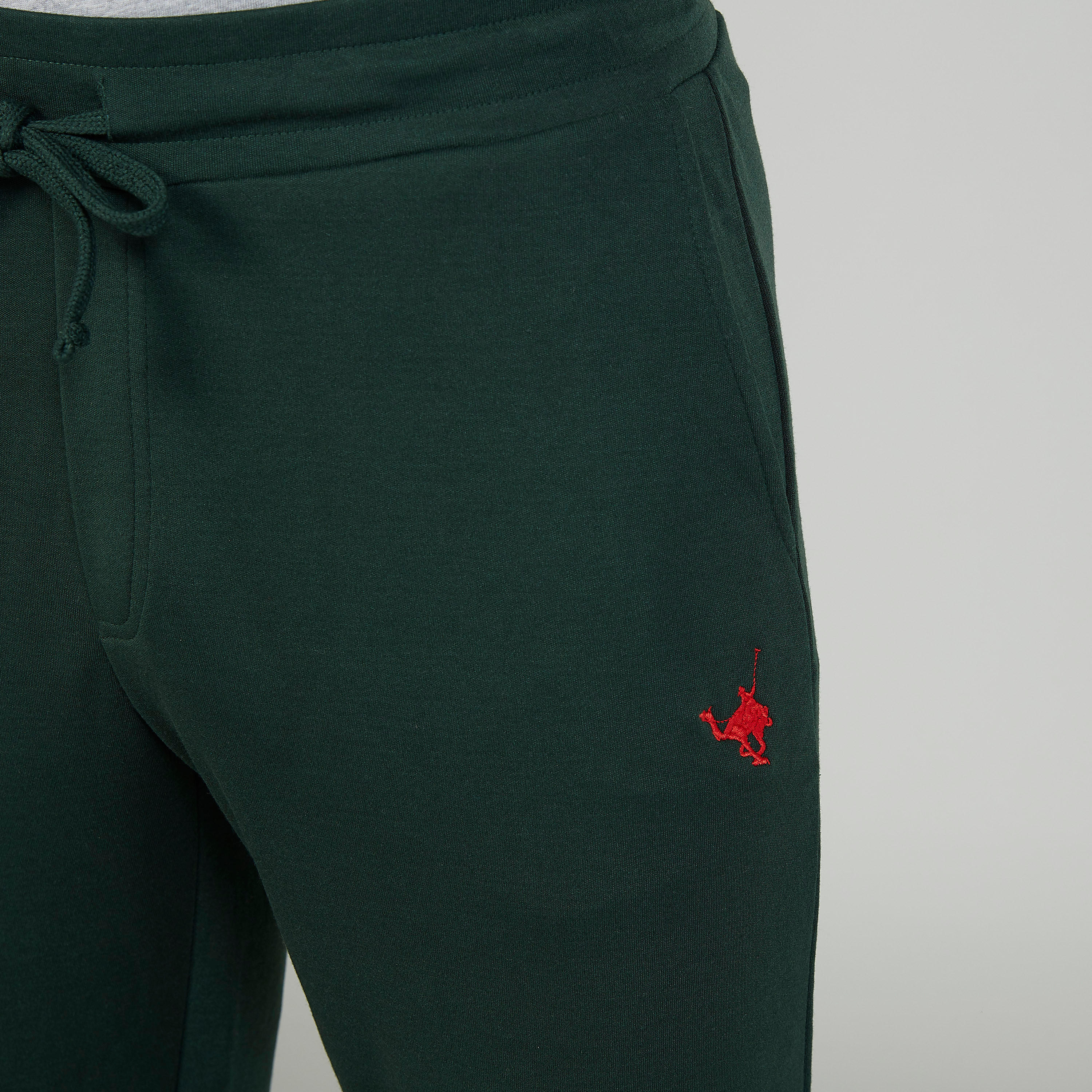 بنطلون رياضي طويل سادة بجيوب-men-clothing-bottoms-joggers-image-2