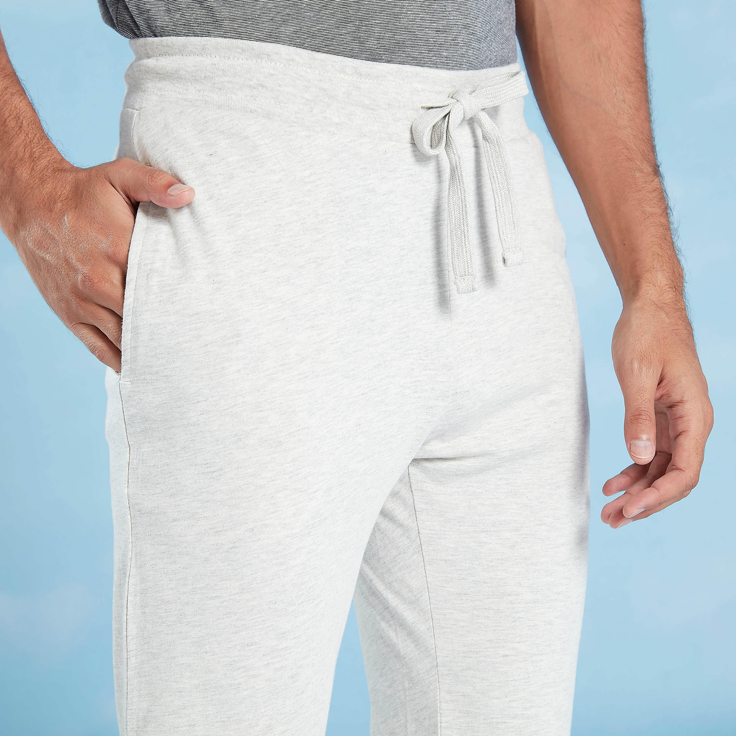 Plain Short Sleeves T-shirt and Full Length Pyjama Set-men-clothing-nightwear-sets-image-5