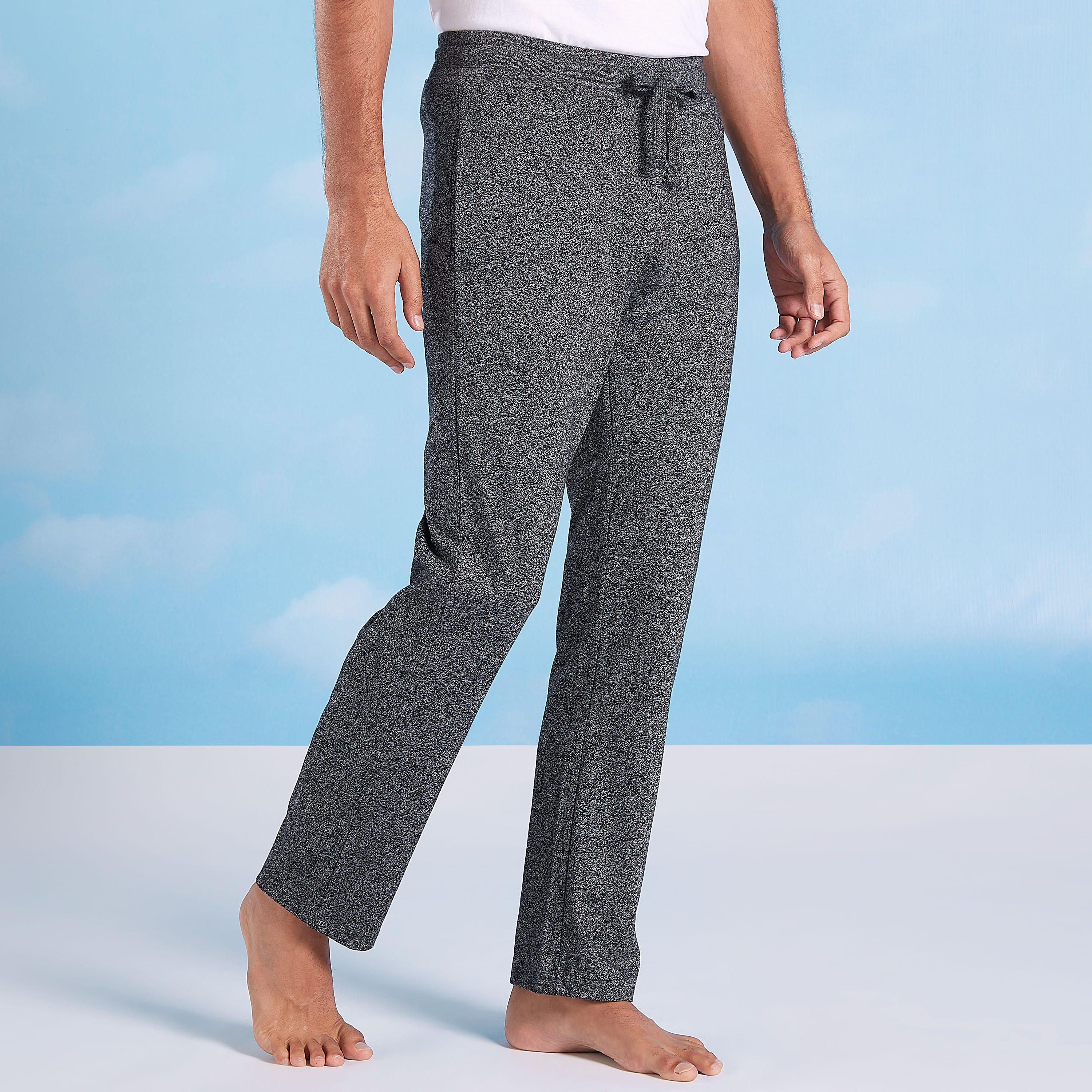 Plain Round Neck T-shirt and Full Length Pyjama Set-men-clothing-nightwear-sets-image-3