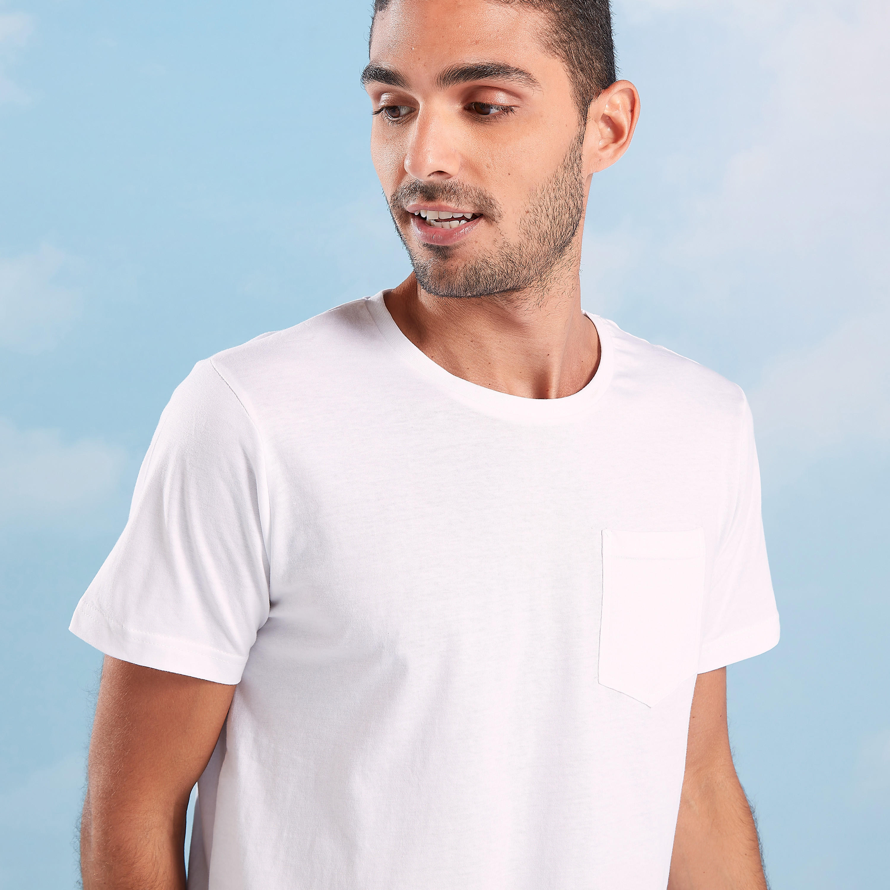 Plain Round Neck T-shirt and Full Length Pyjama Set-men-clothing-nightwear-sets-image-4
