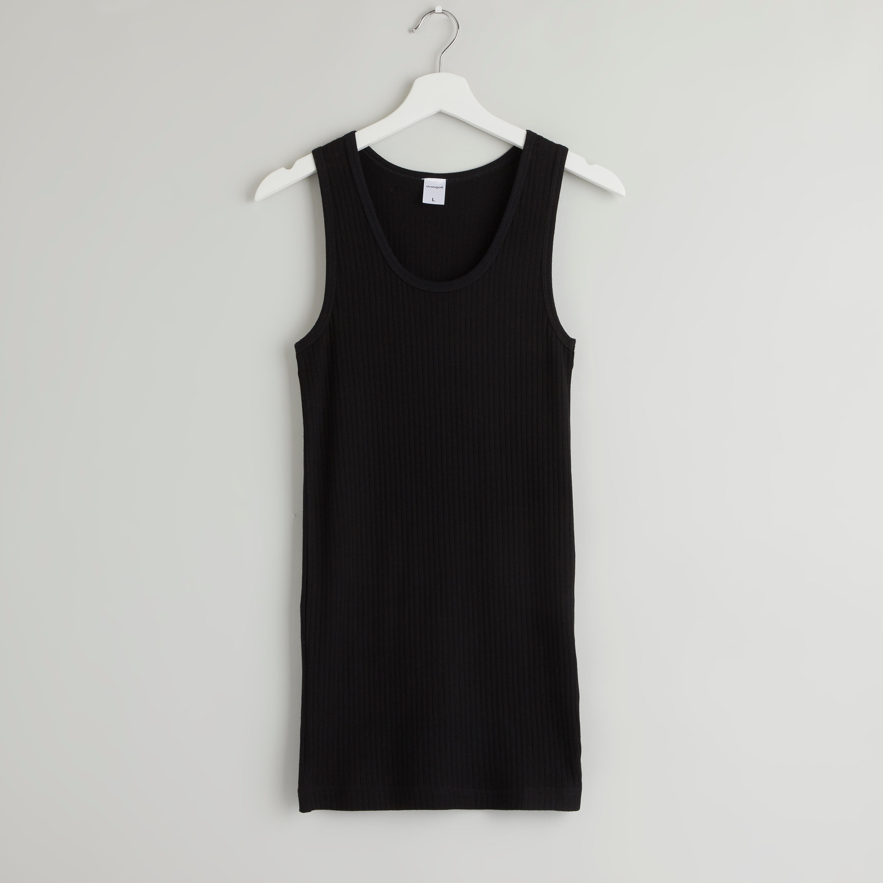Solid Sleeveless Vest with Scoop Neck-men-clothing-tshirtsandpolos-vests-image-1