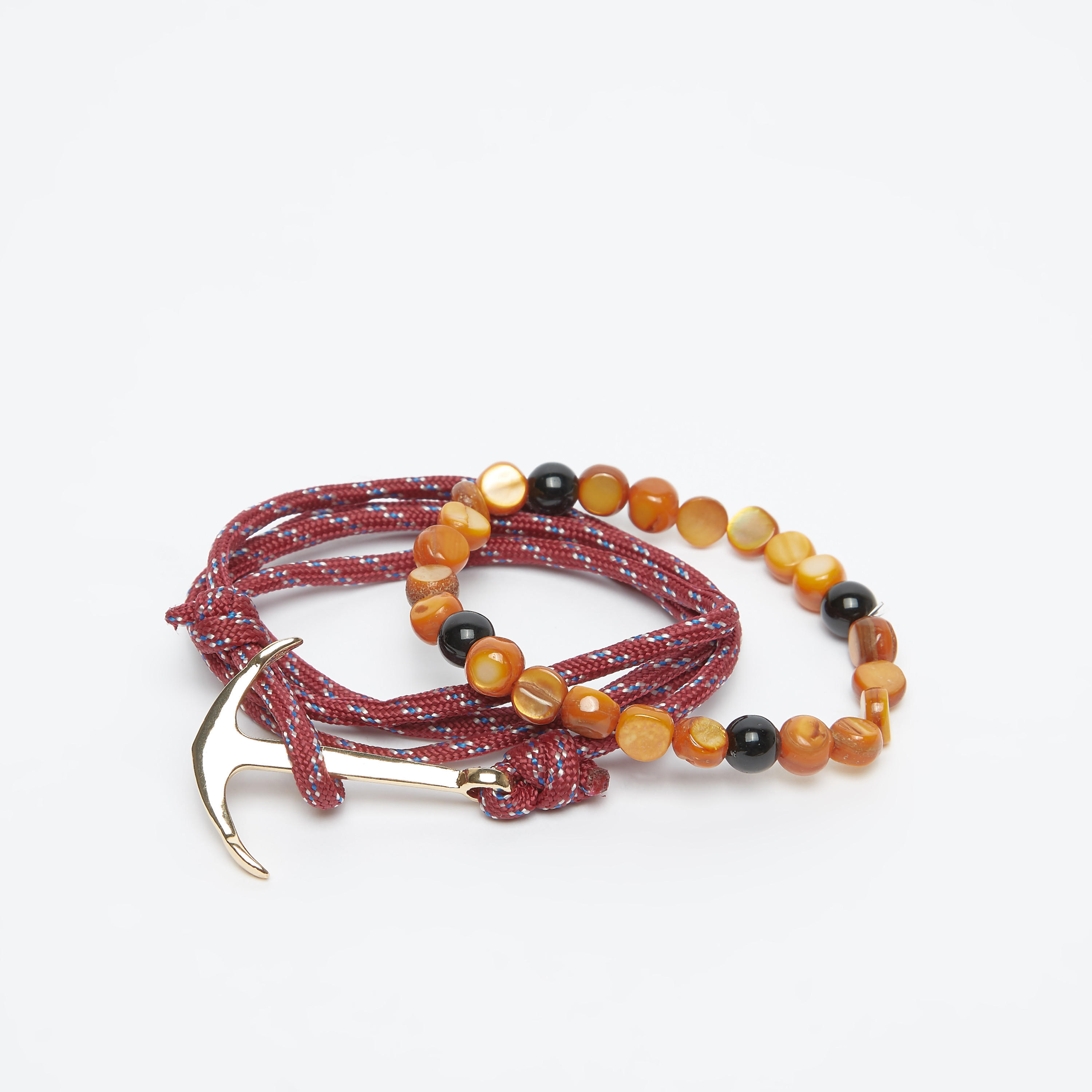 أساور متنوعة - طقم من قطعتين-men-watchesandjewellery-bracelets-image-3