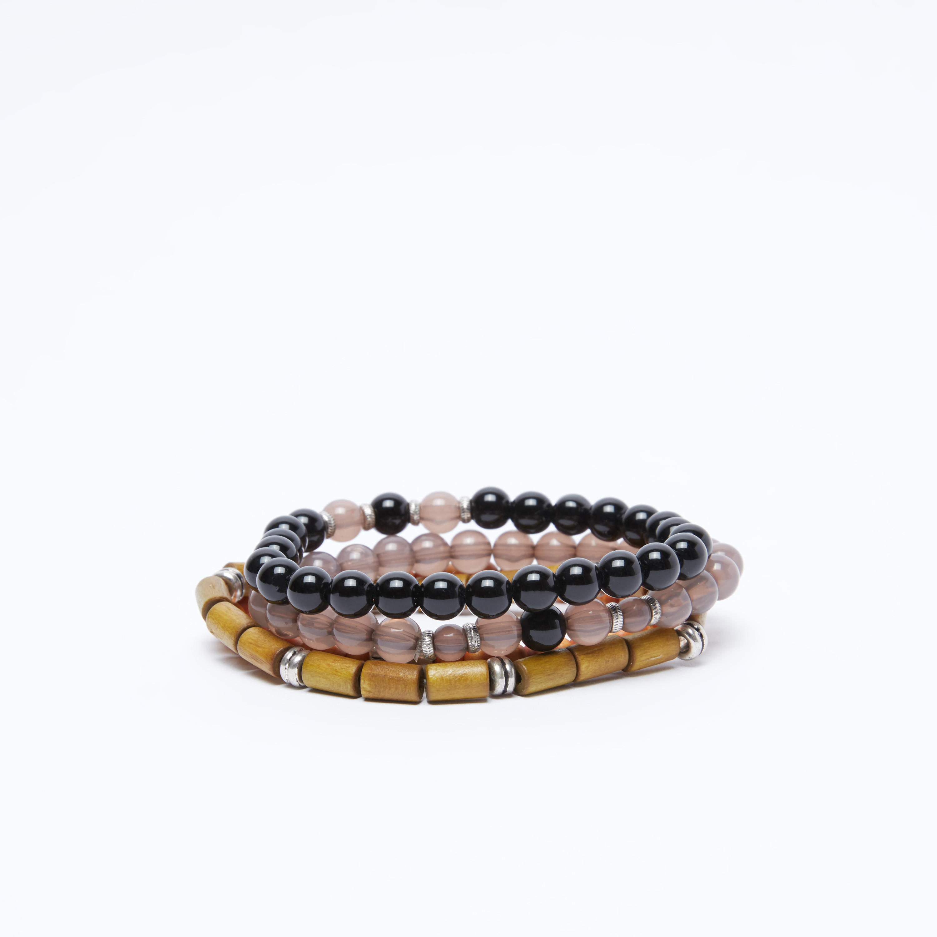 أساور مزيّنة - طقم من 4 قطع-men-watchesandjewellery-bracelets-image-1
