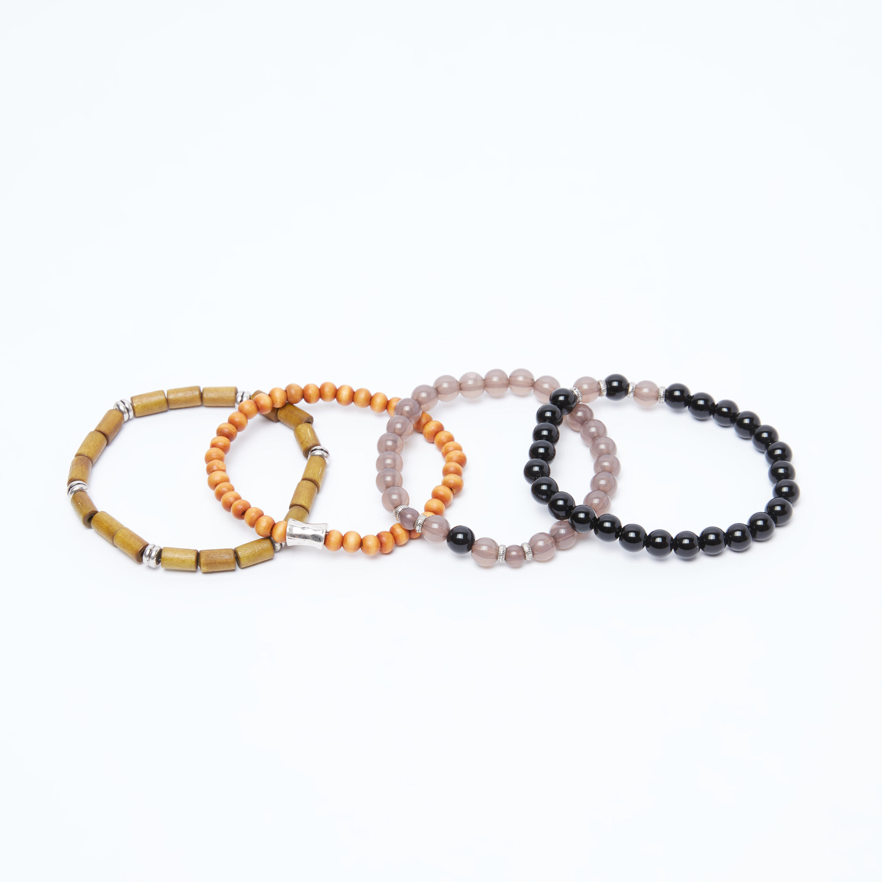أساور مزيّنة - طقم من 4 قطع-men-watchesandjewellery-bracelets-image-3