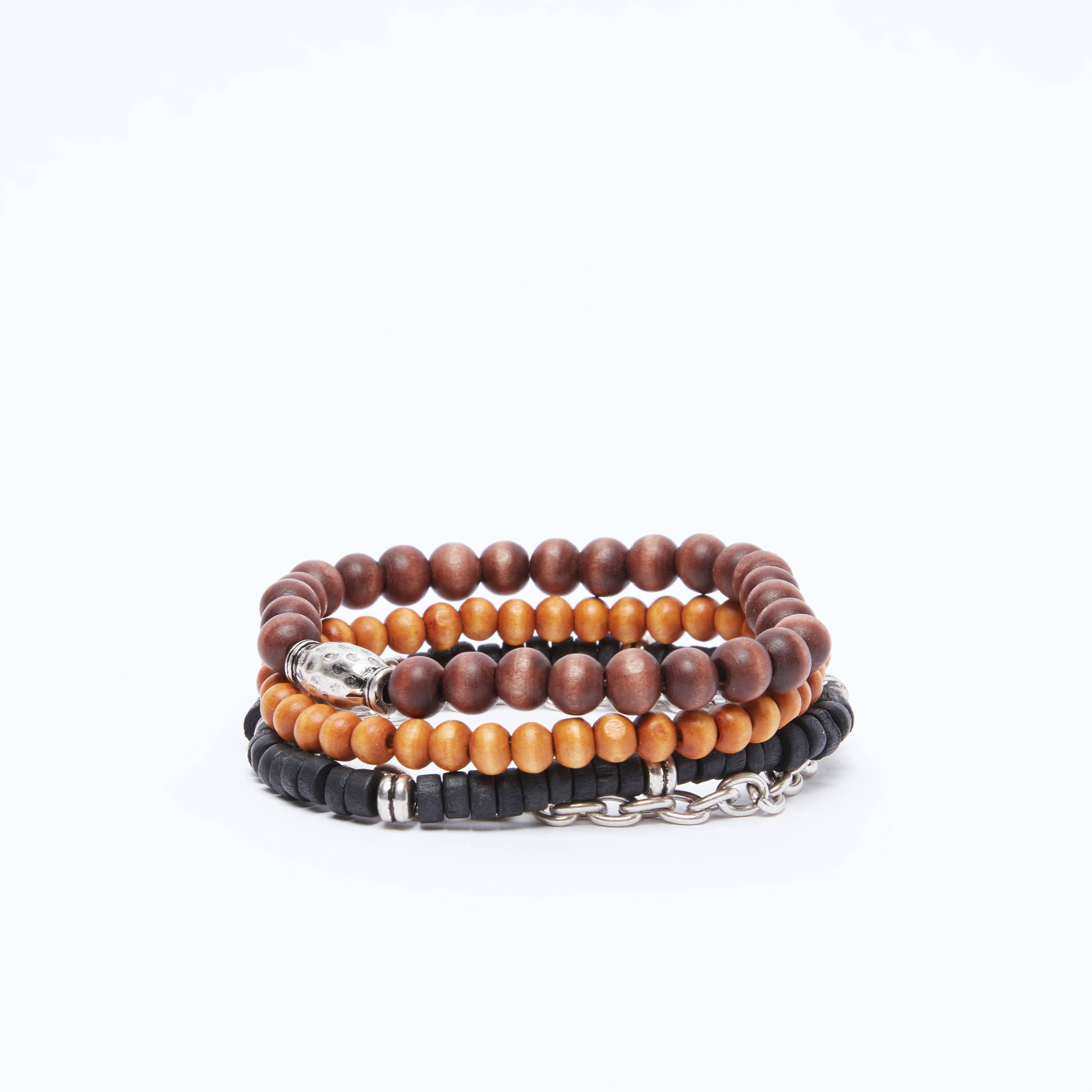 Set of 4 - Beaded Bracelets-men-watchesandjewellery-bracelets-image-1